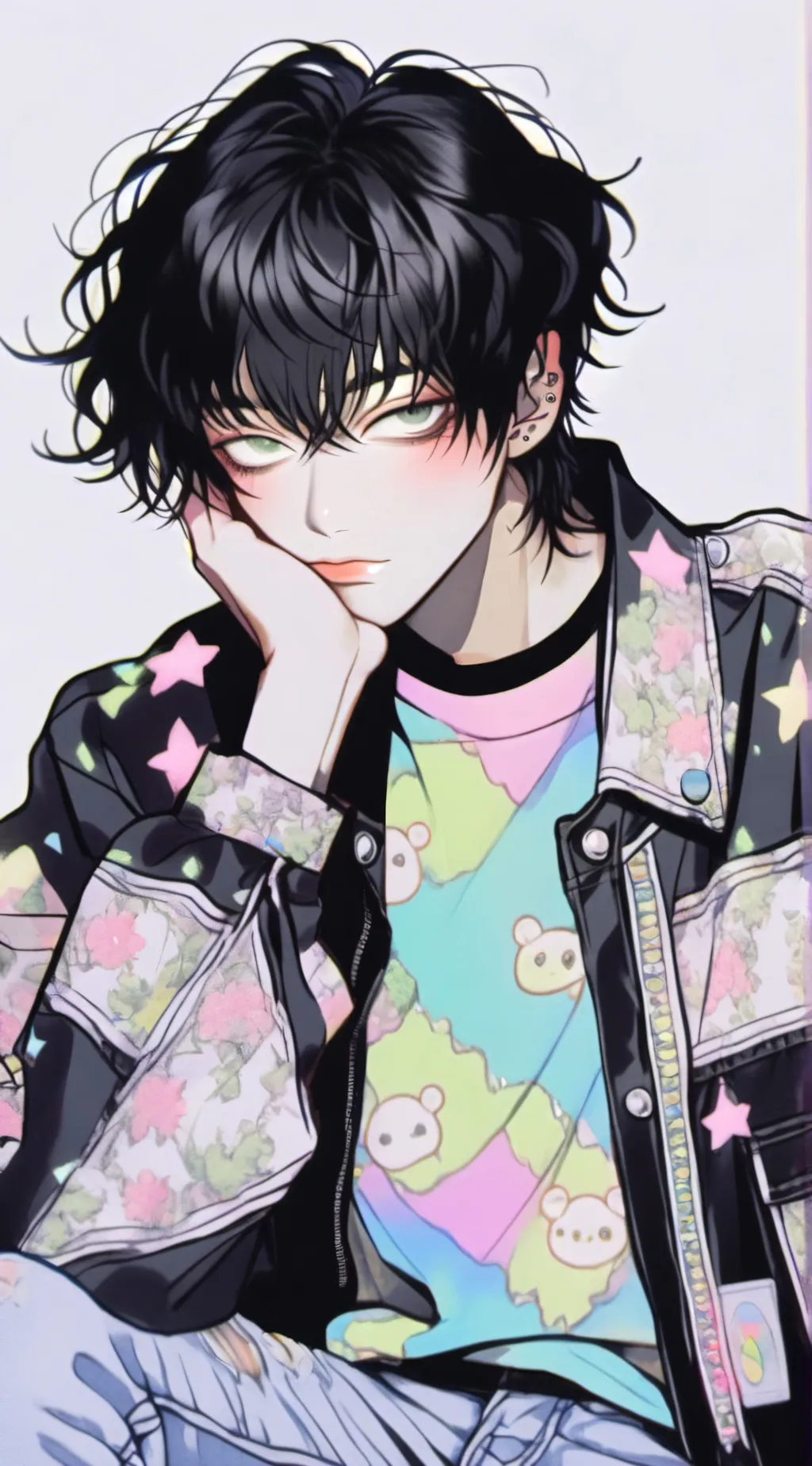 ai character: ⋆.˚✮🎧𝒲𝒾𝓁𝓁𝒾𝒶𝓂🎧✮˚.⋆ background