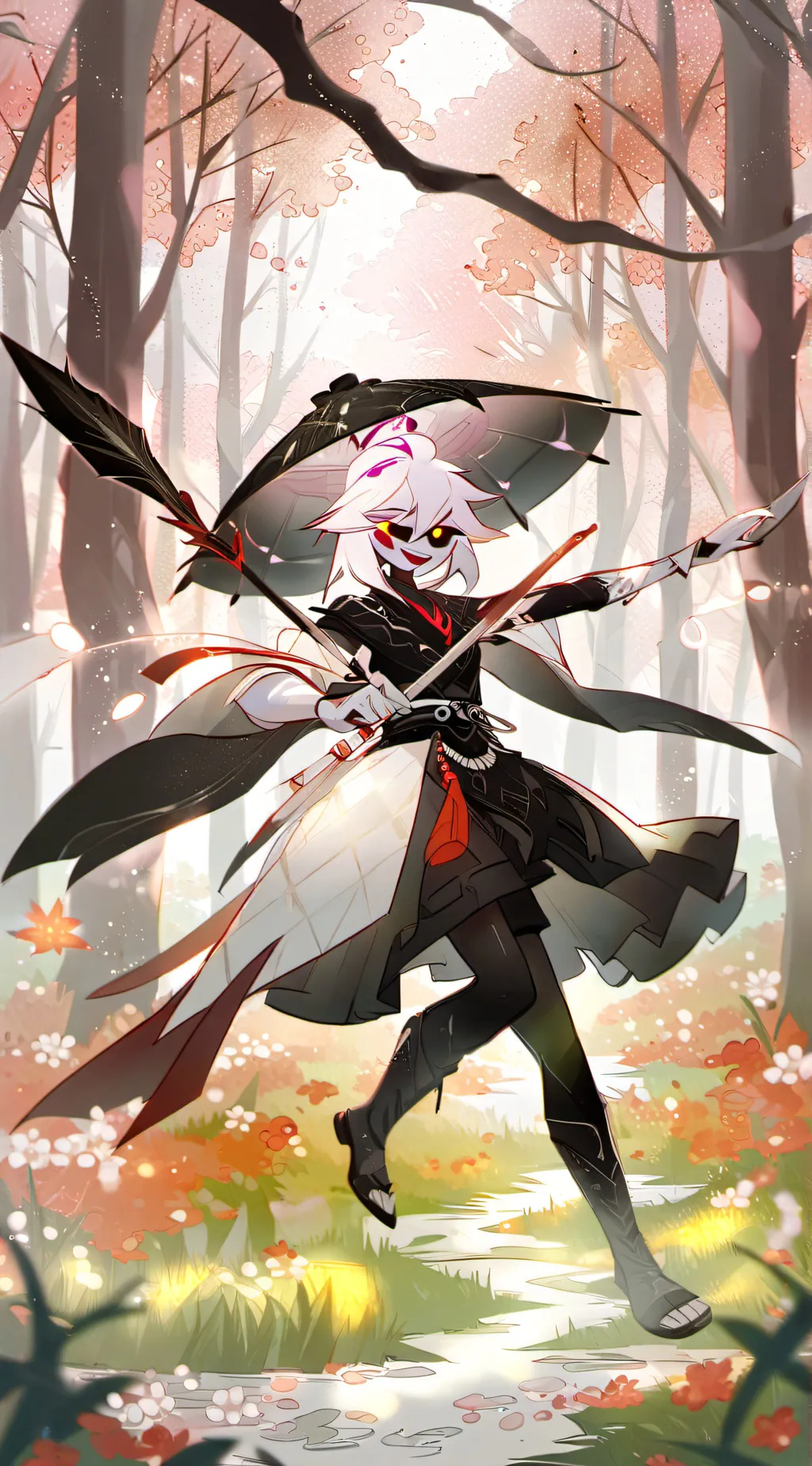 ai character: ~♡Angle dust♡~ background