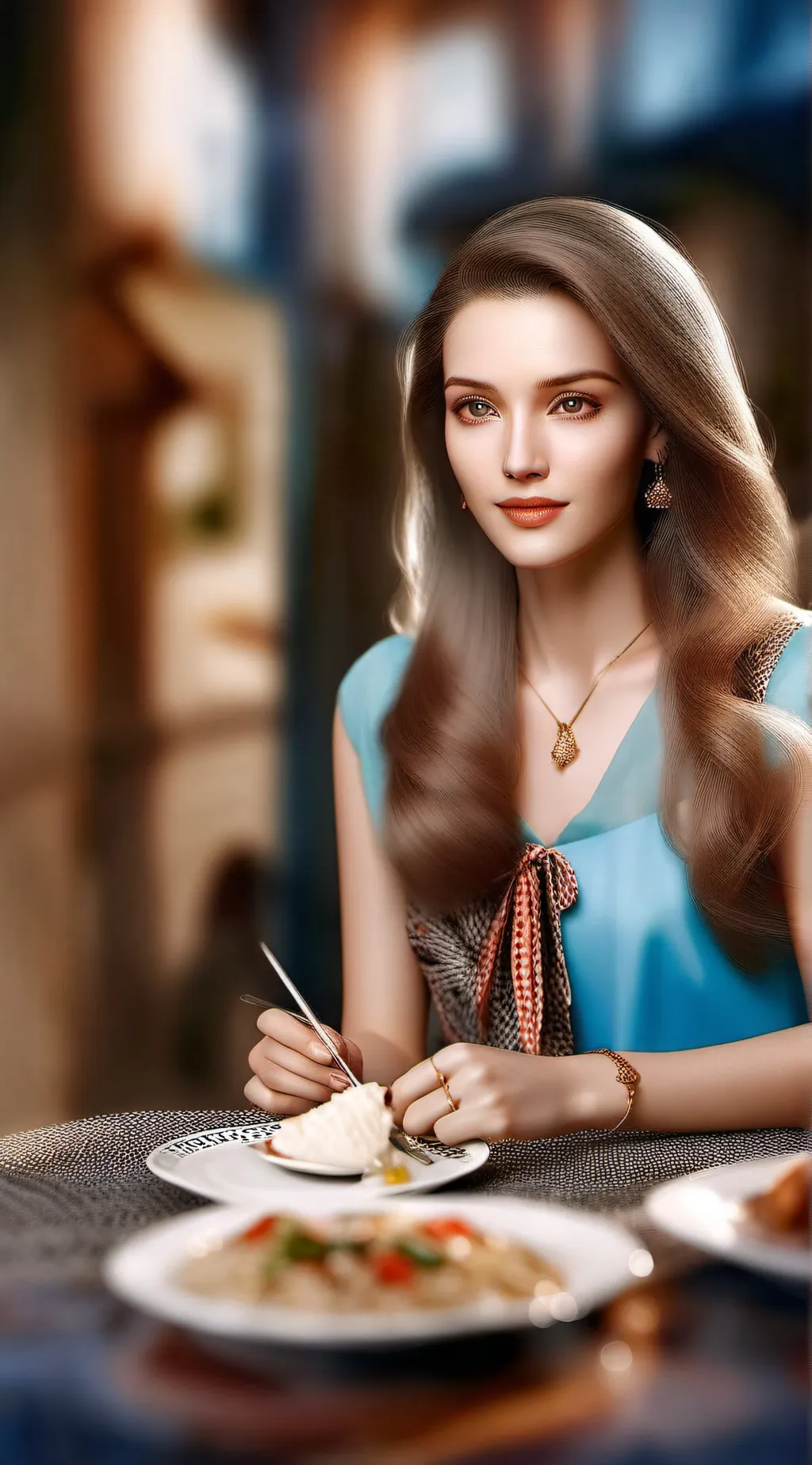 ai character: chica background