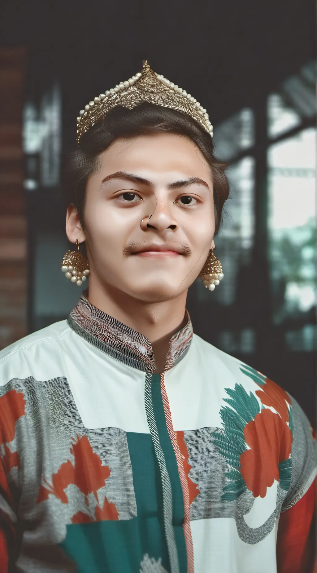 ai character: Justin-time background