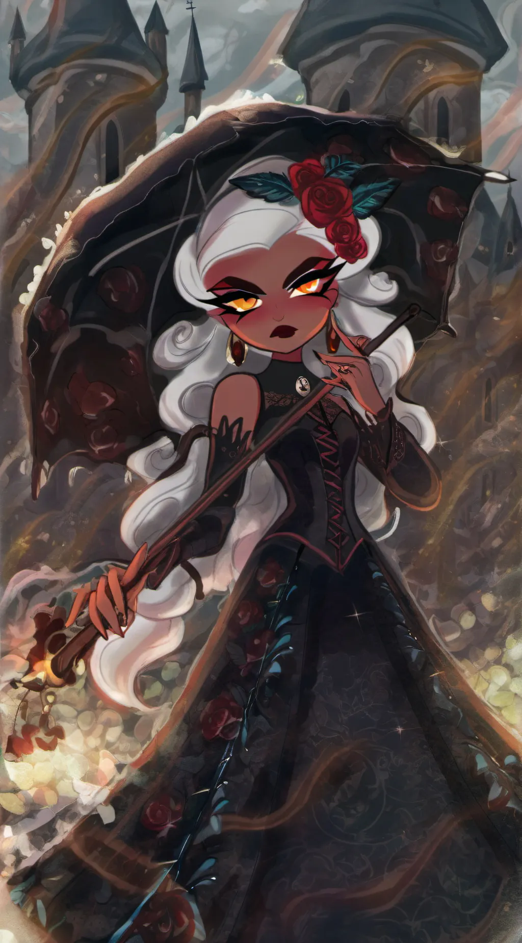 ai character: Velvet background