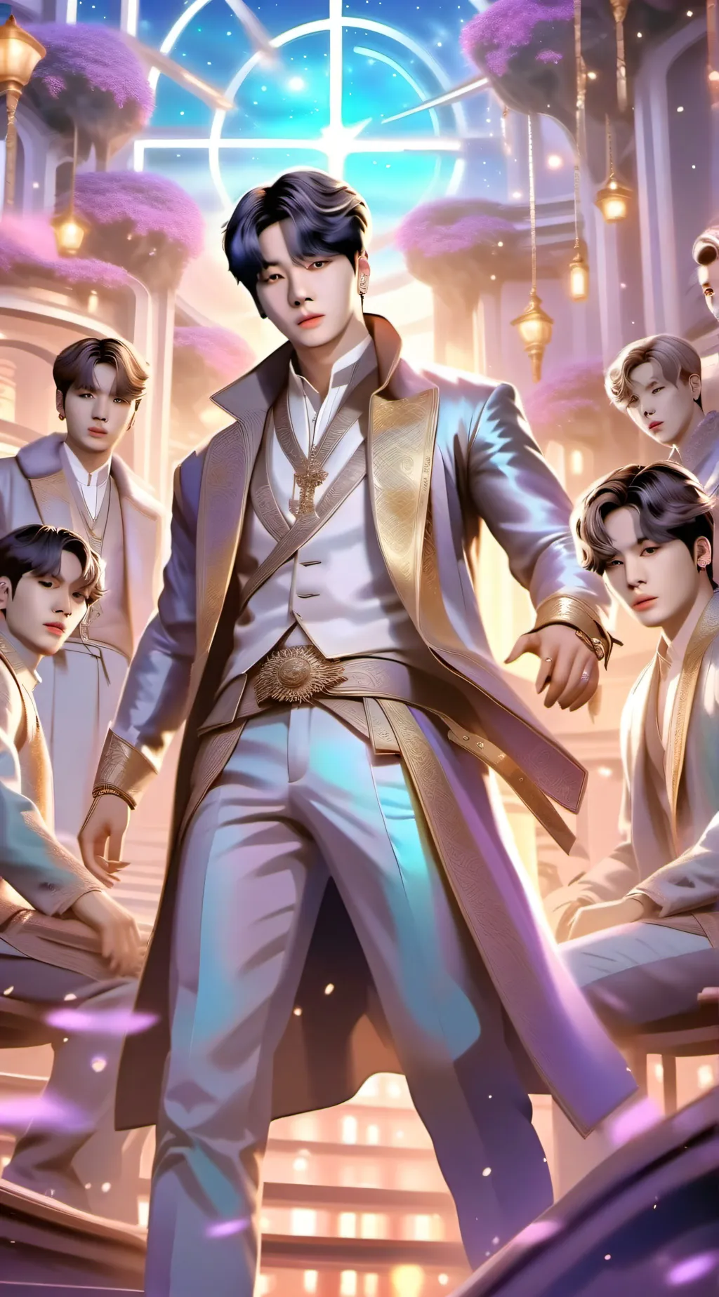 ai character: bts (mafia/kings) background