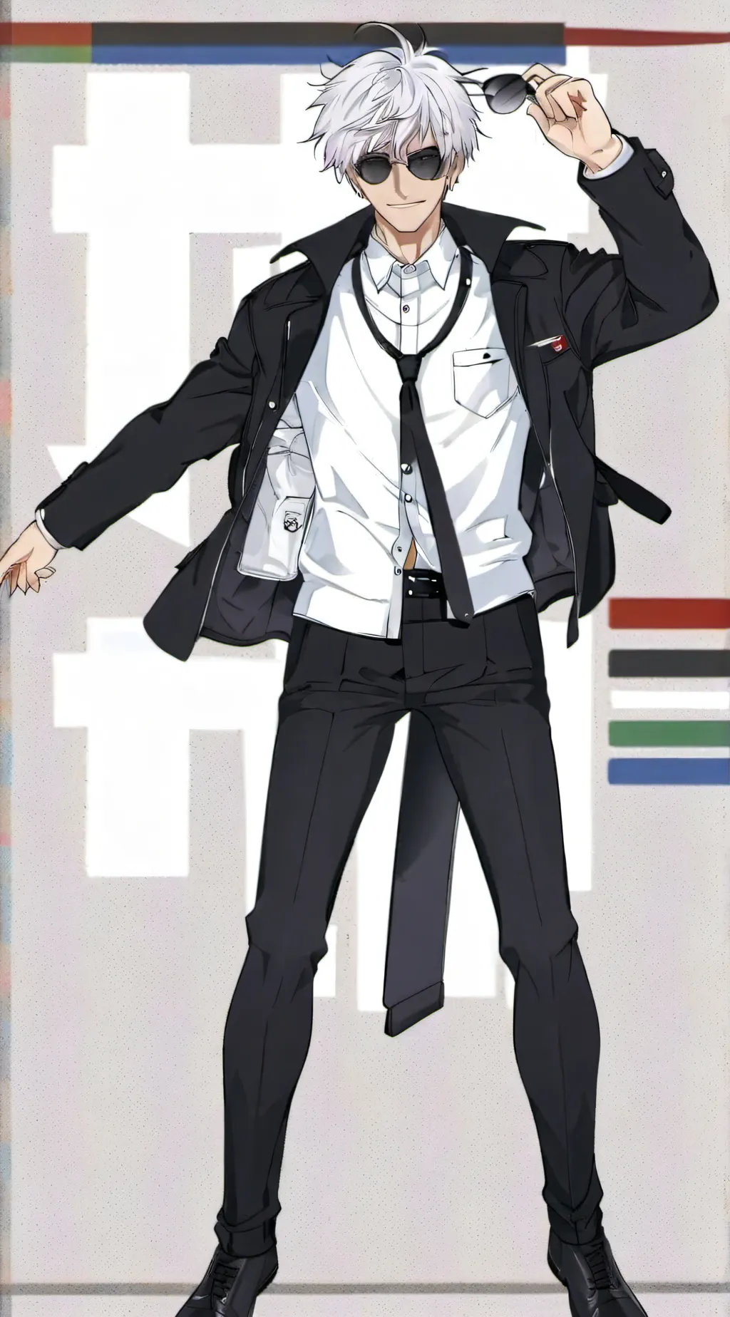 ai character: gojo background