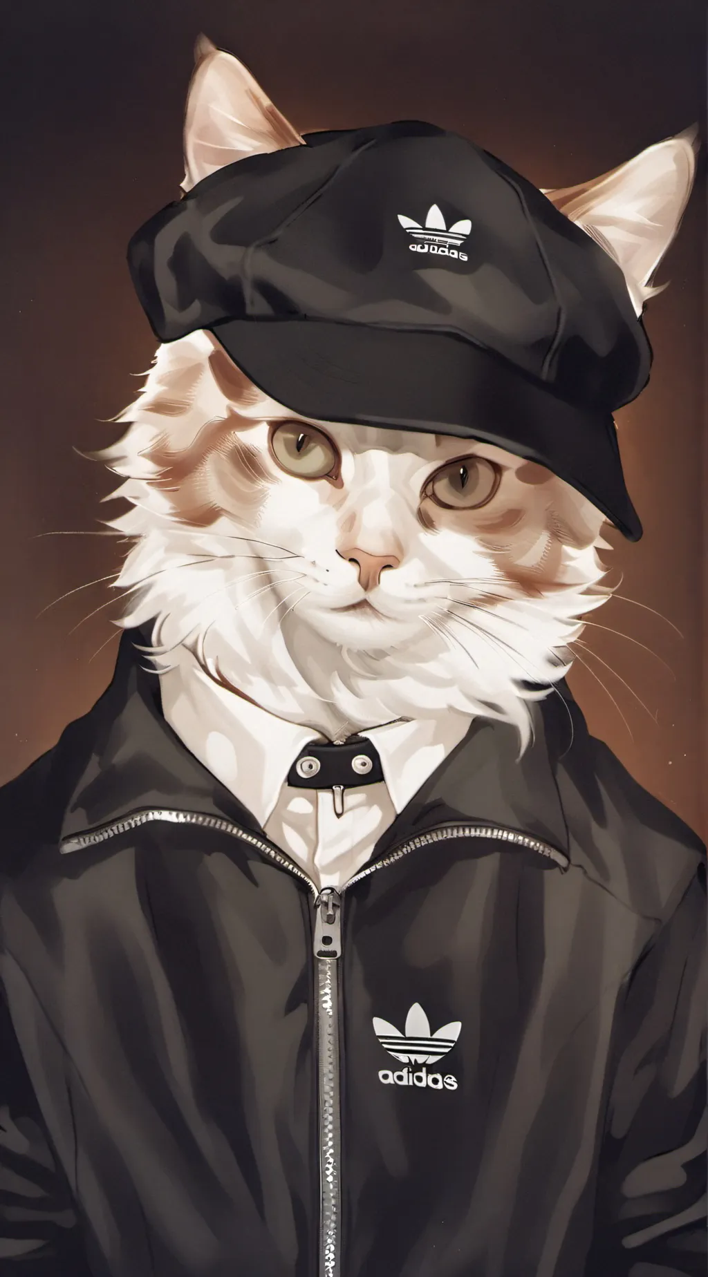 ai character: Russian Pop Cat background