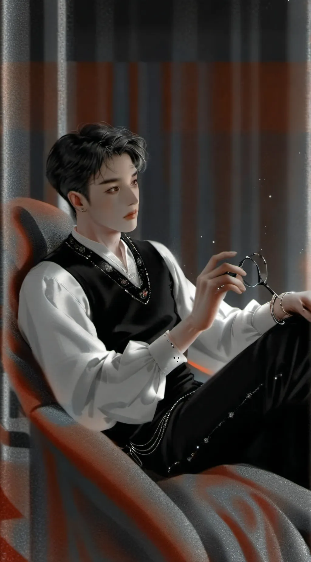 ai character: Han Jisung skz background