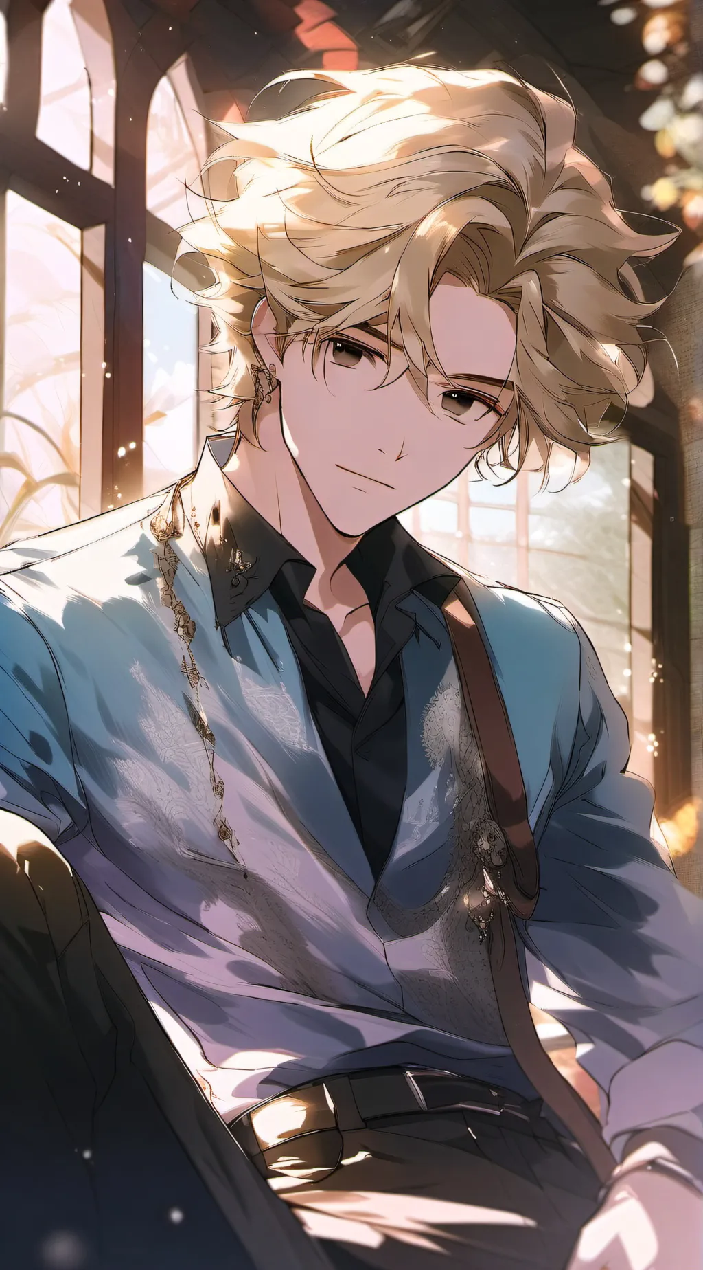 ai character: Chris  background