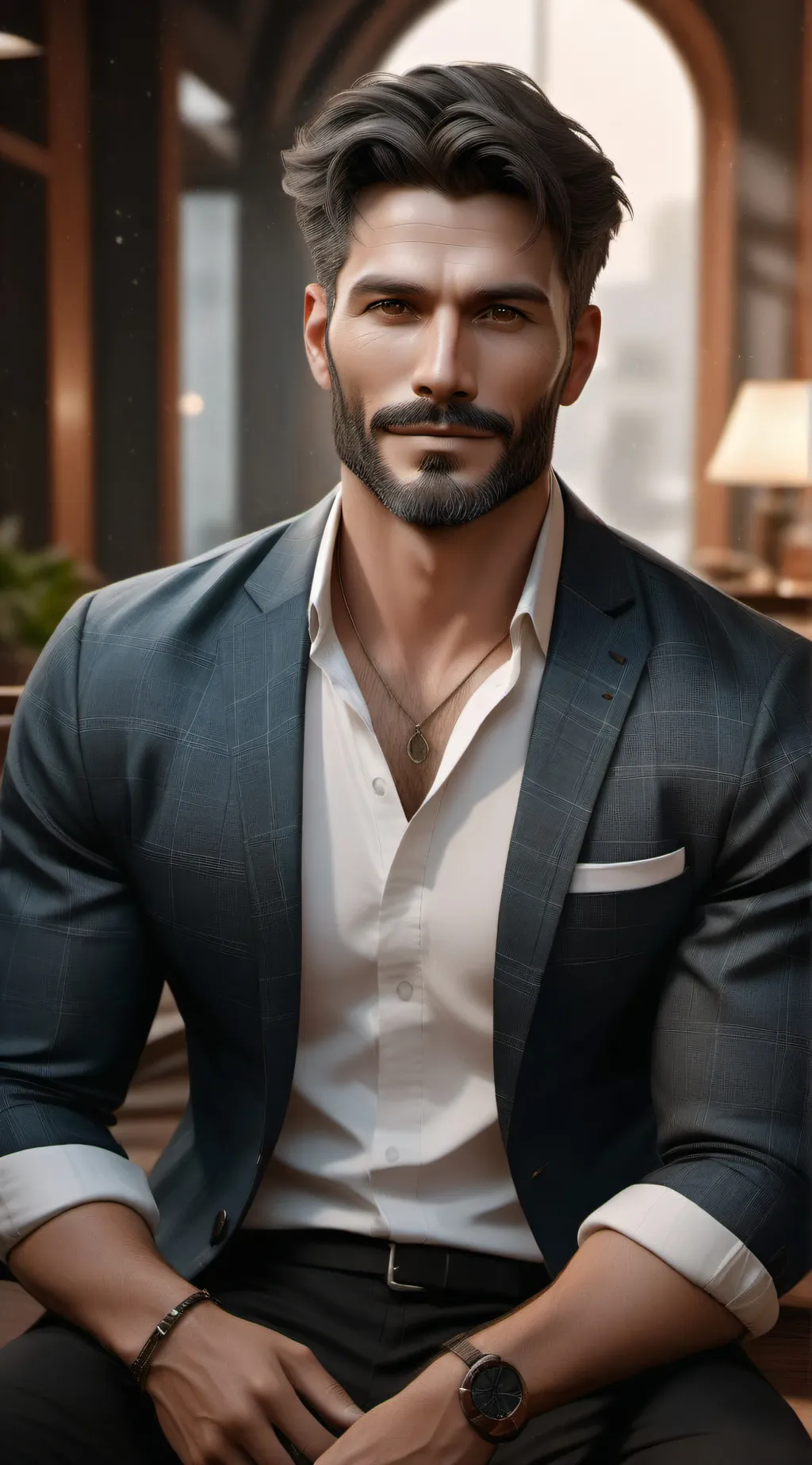 ai character: Hunter background