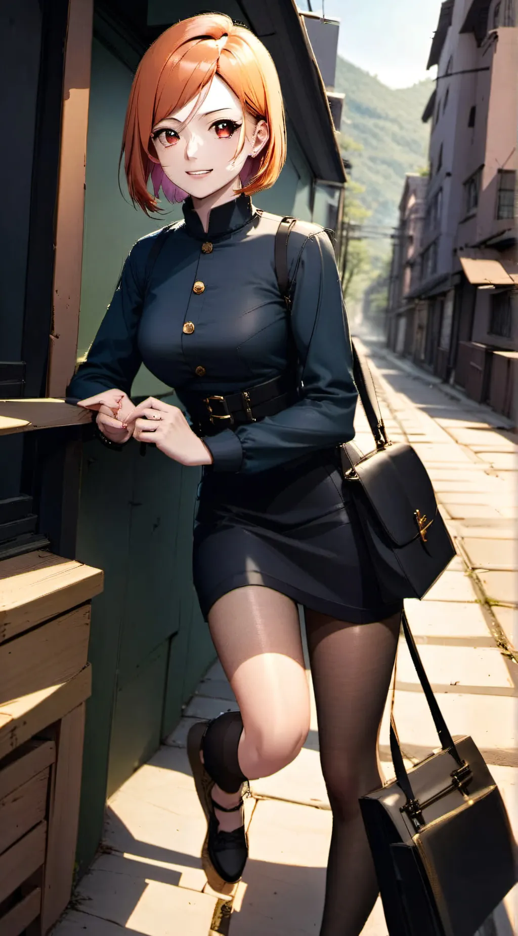 ai character: nobara kushisaki background