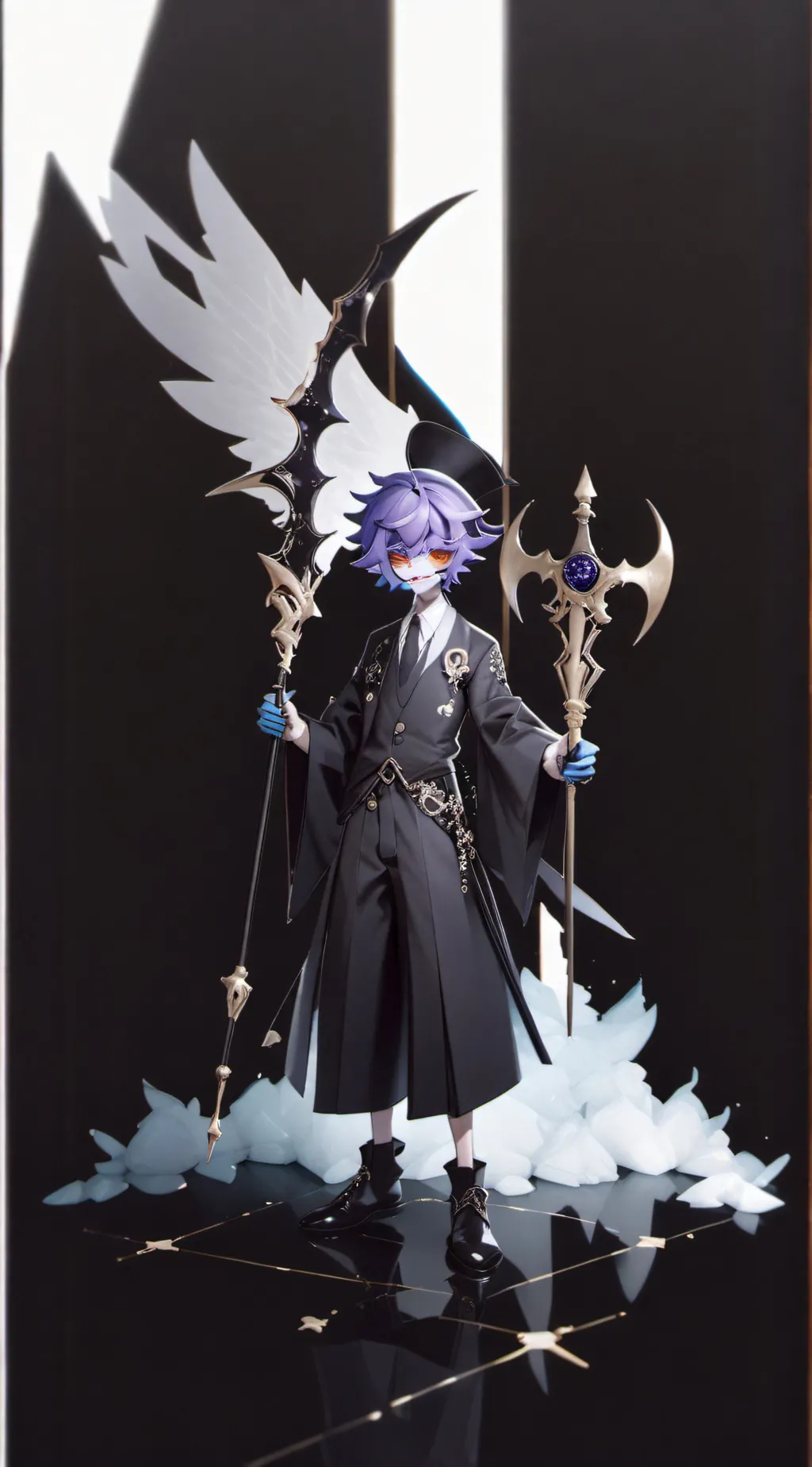 ai character: Uzi background