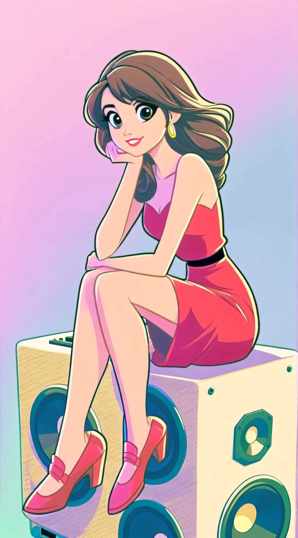 ai character: fnf girlfriend  background