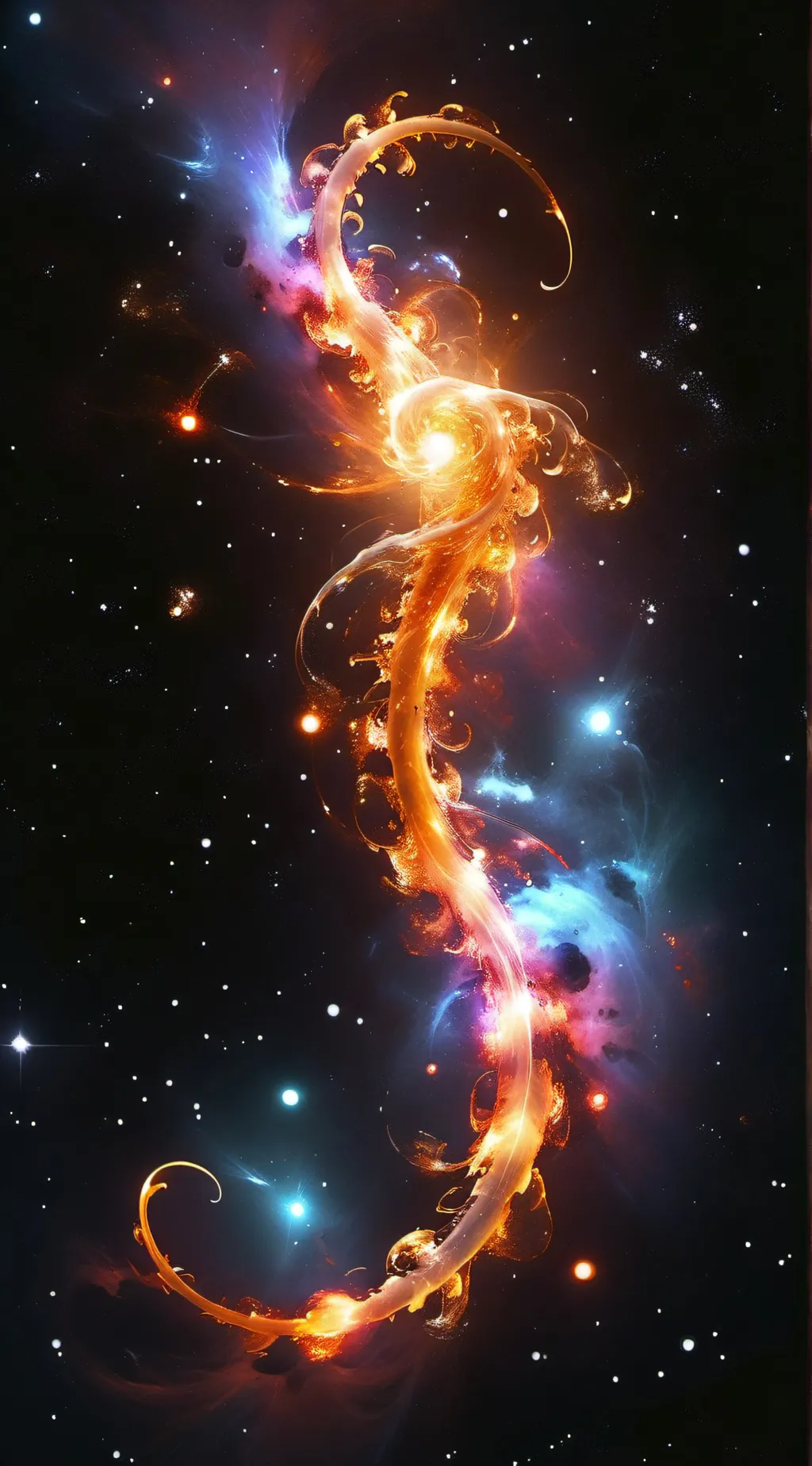 ai character: gacha heat worm  background