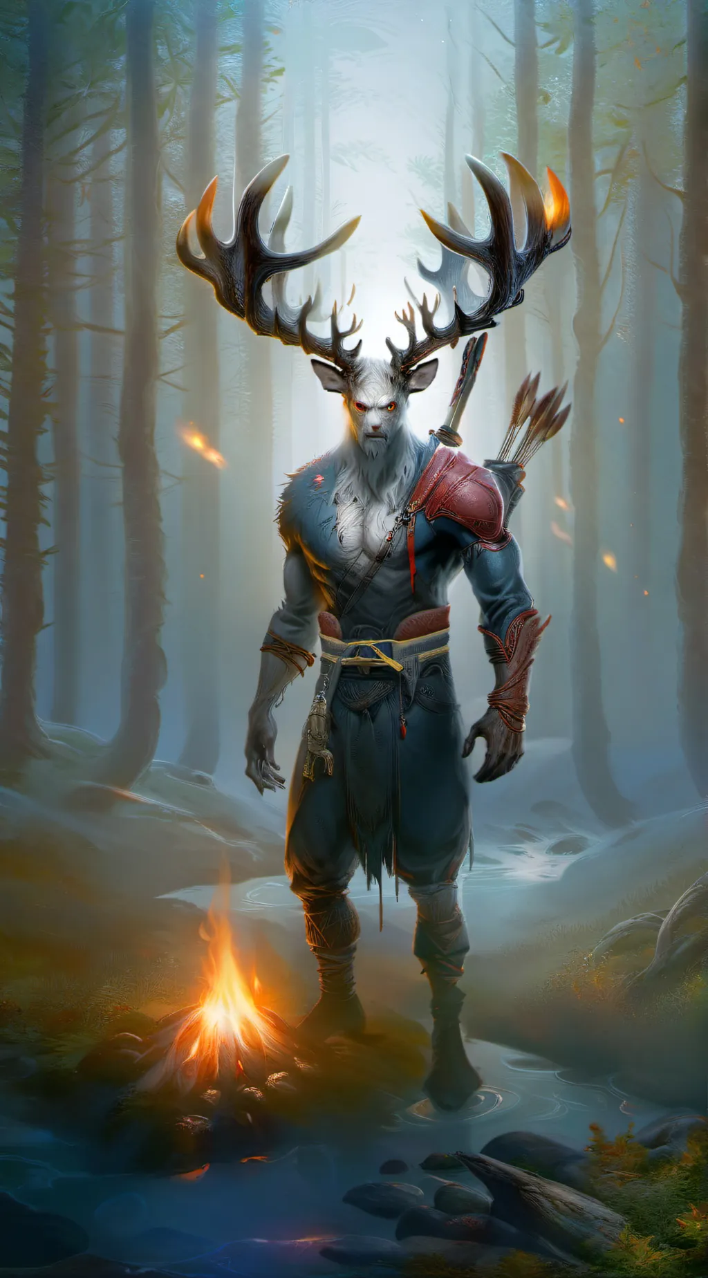 ai character: wendigo background