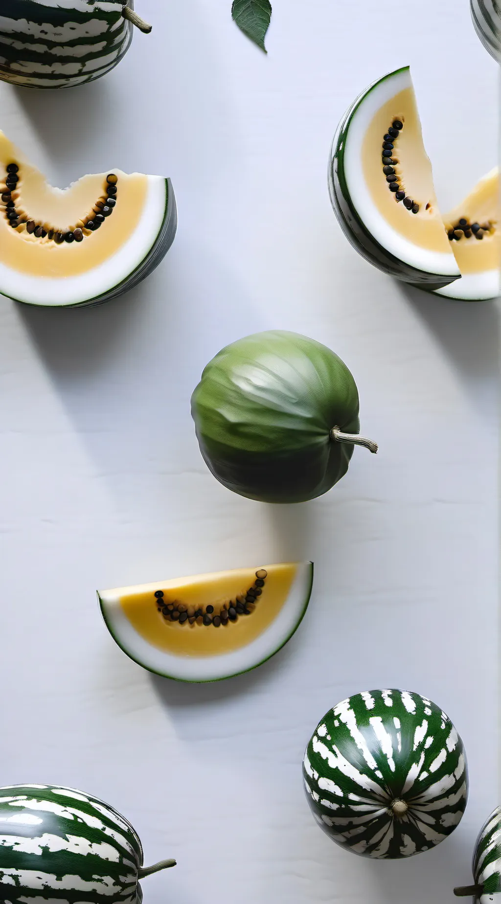 ai character: sunny and melon background