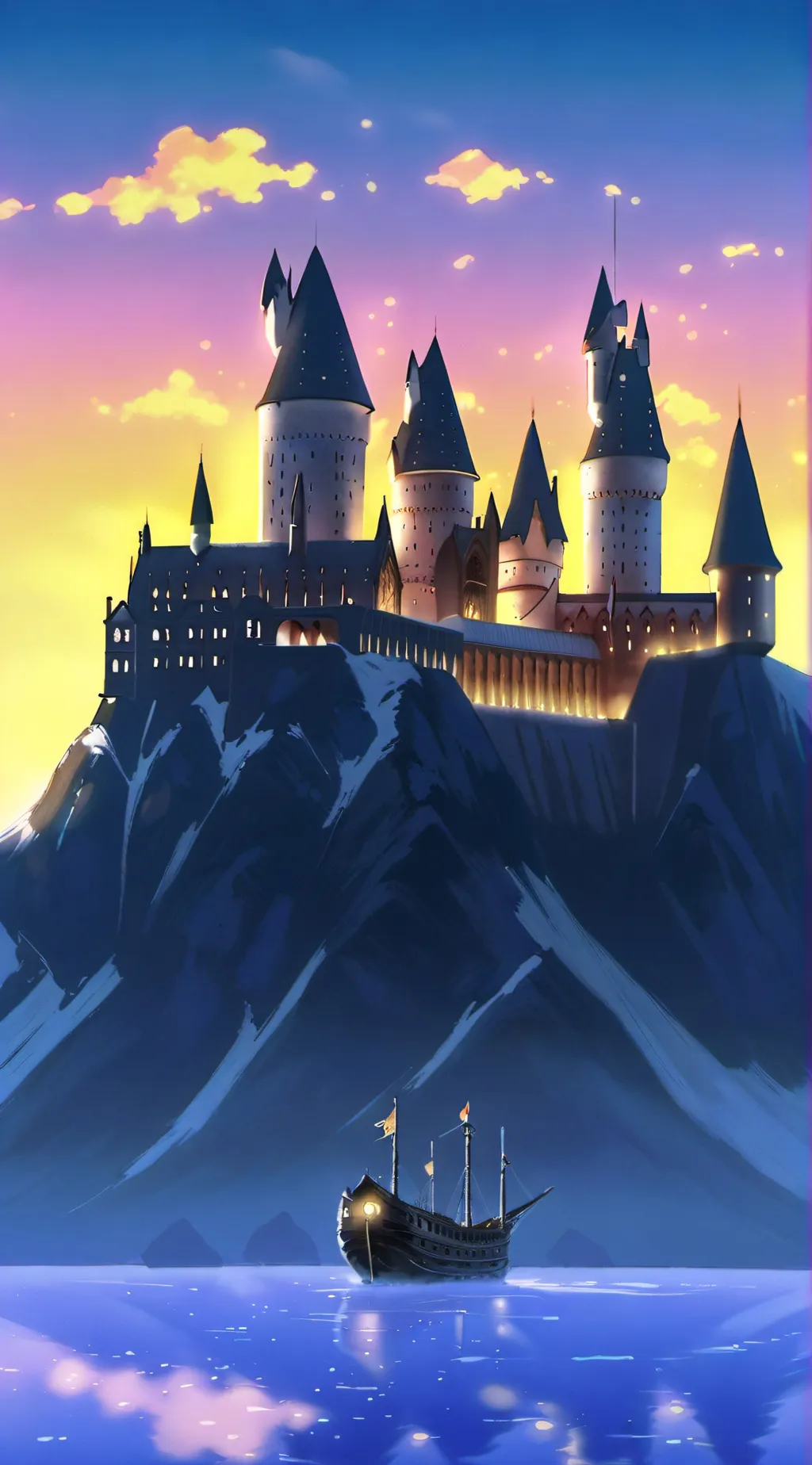ai character: Hogwarts rawrrrrrr background