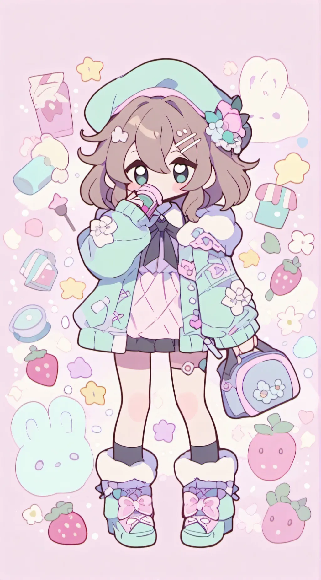 ai character: Lilly background