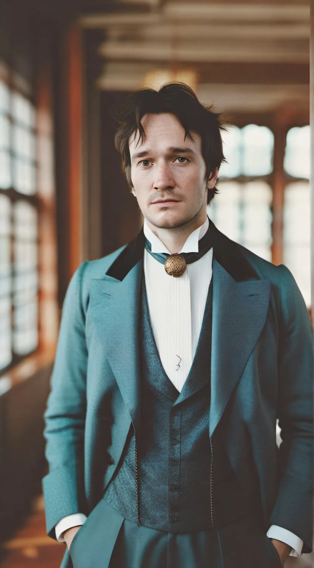 ai character: Mr.Darcy  background