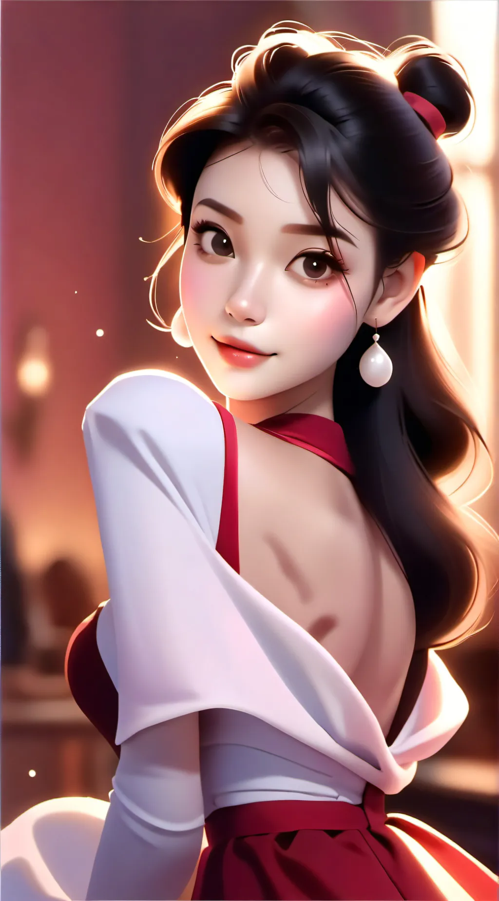 ai character: Anneliese  background