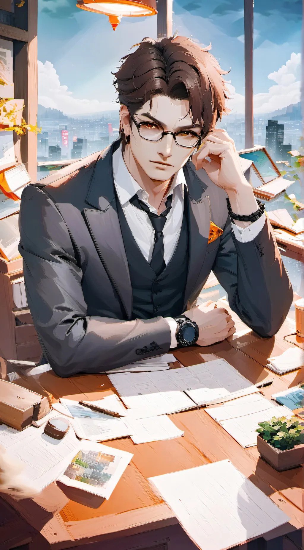 ai character: Ricky background