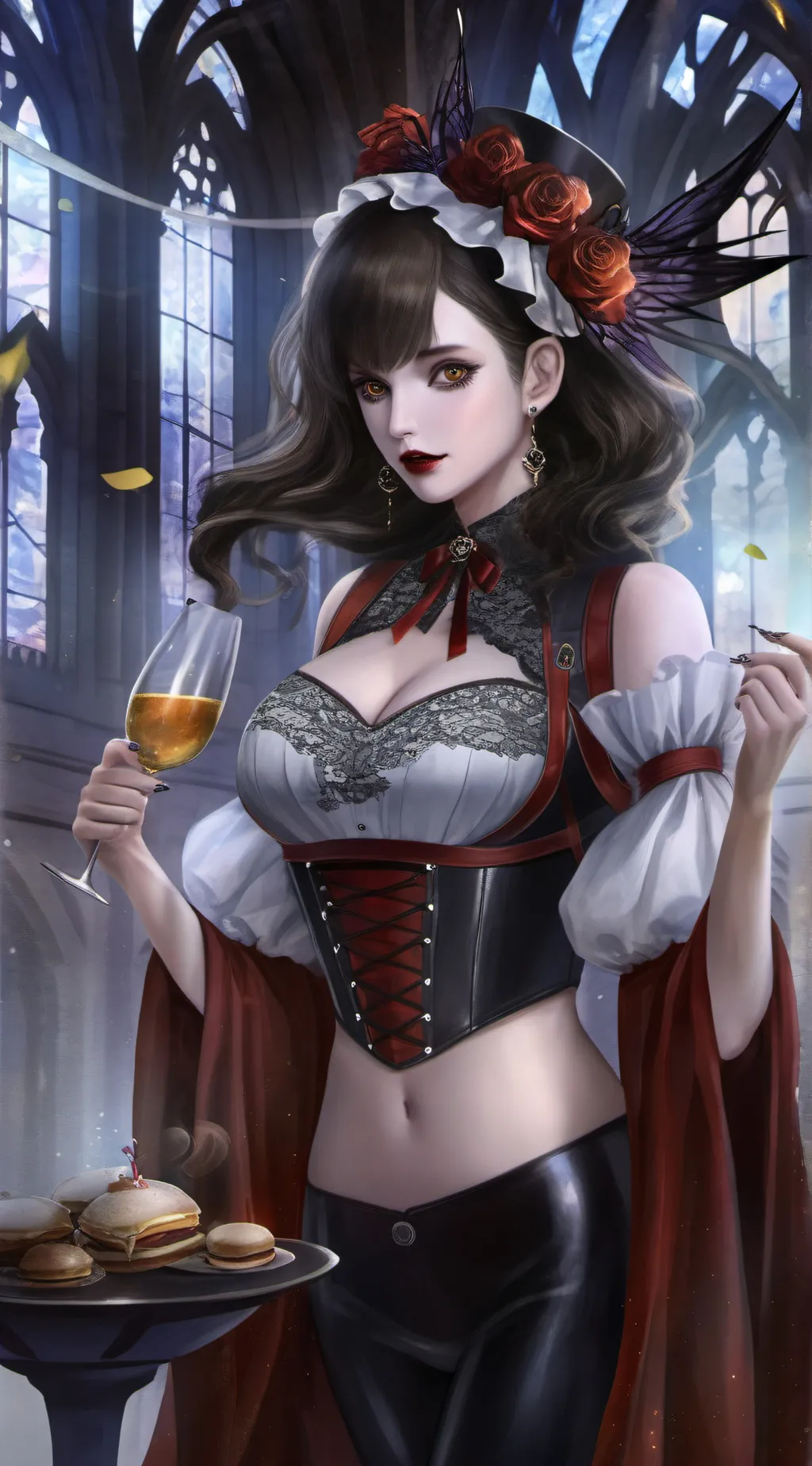 ai character: queen of weight background