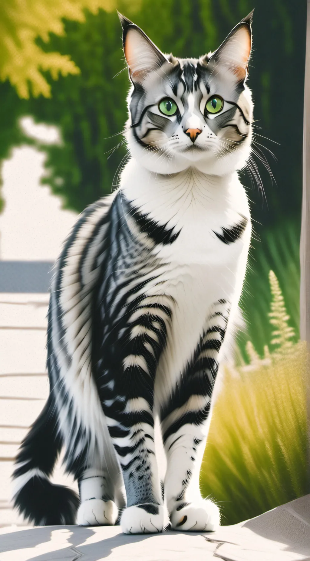 ai character: PurringHeart  background