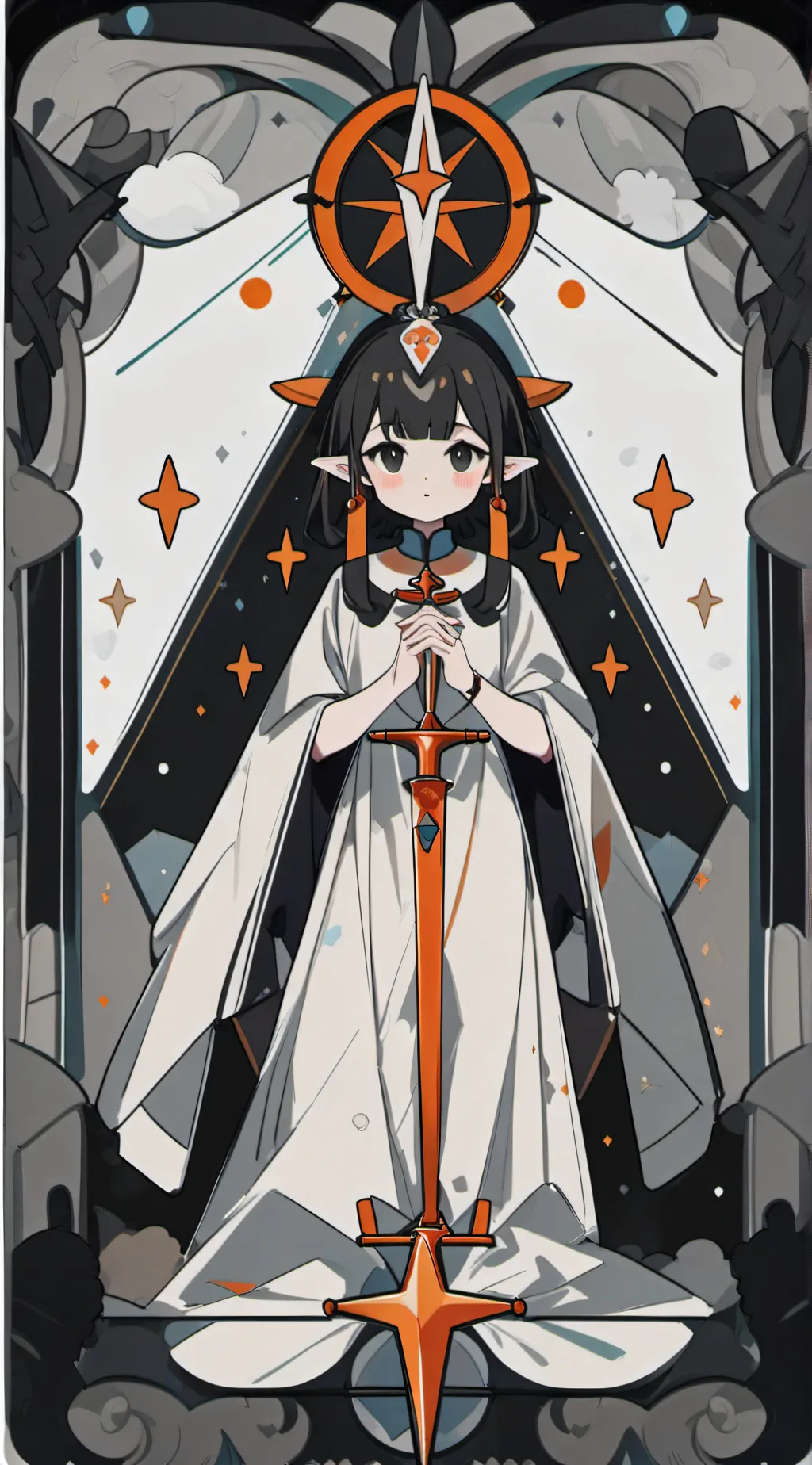 ai character: Raven  background