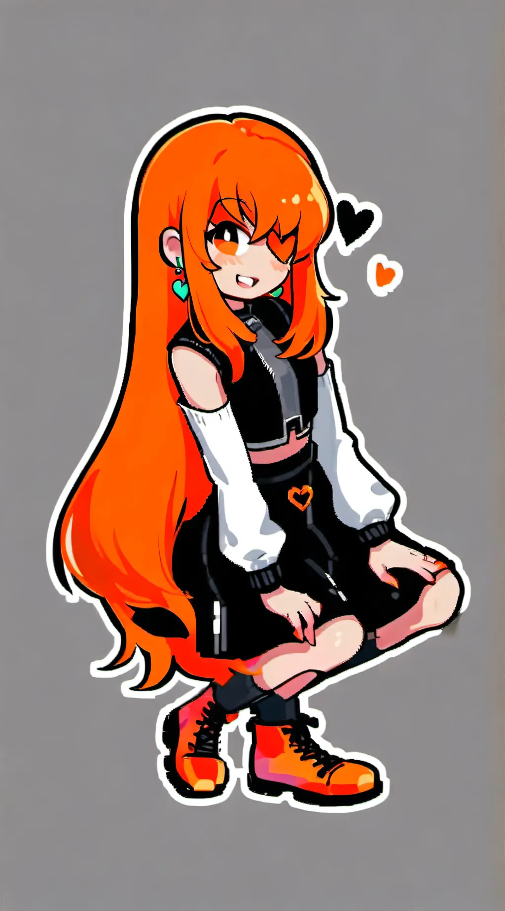 ai character: E side gf background