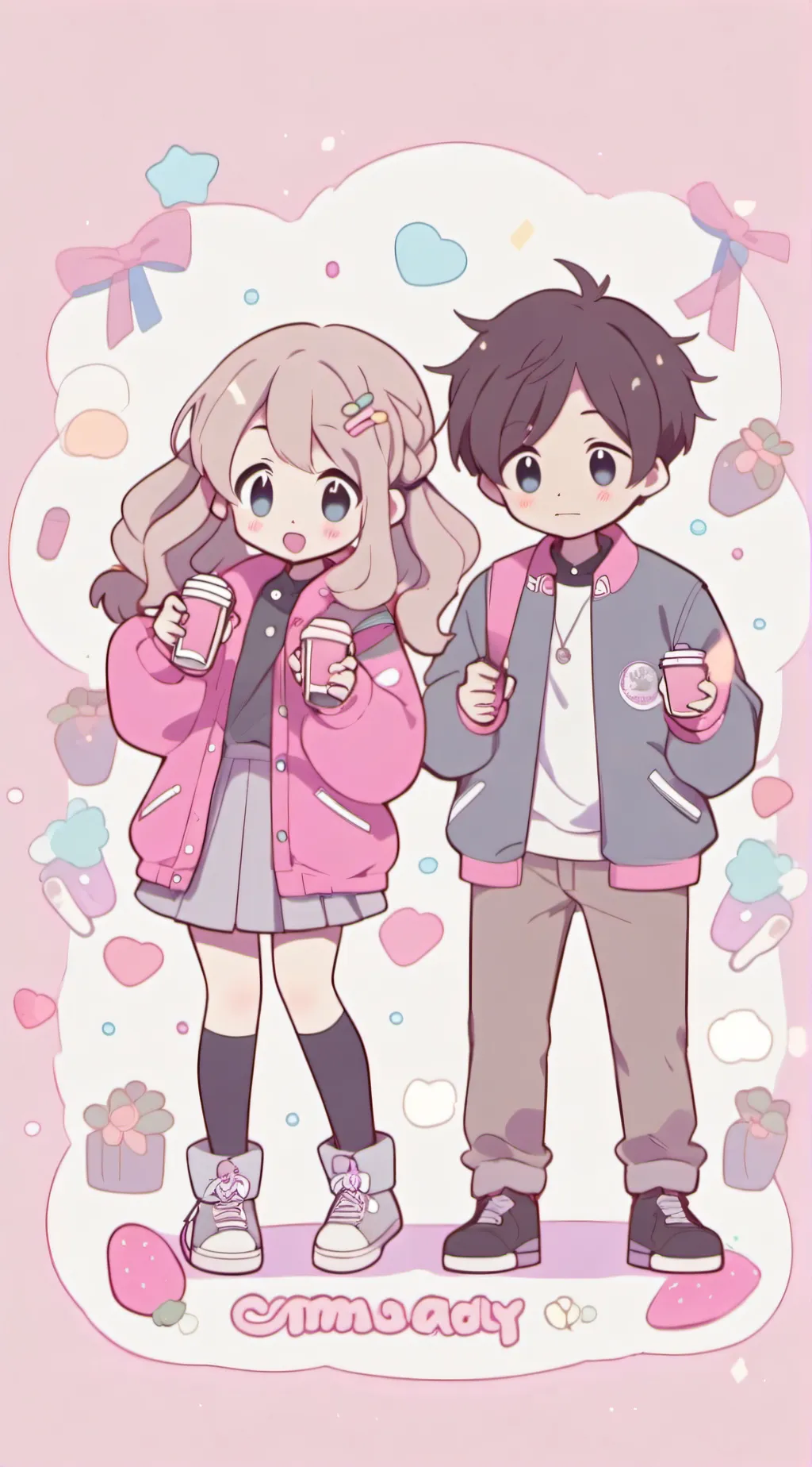 ai character: friend group  background