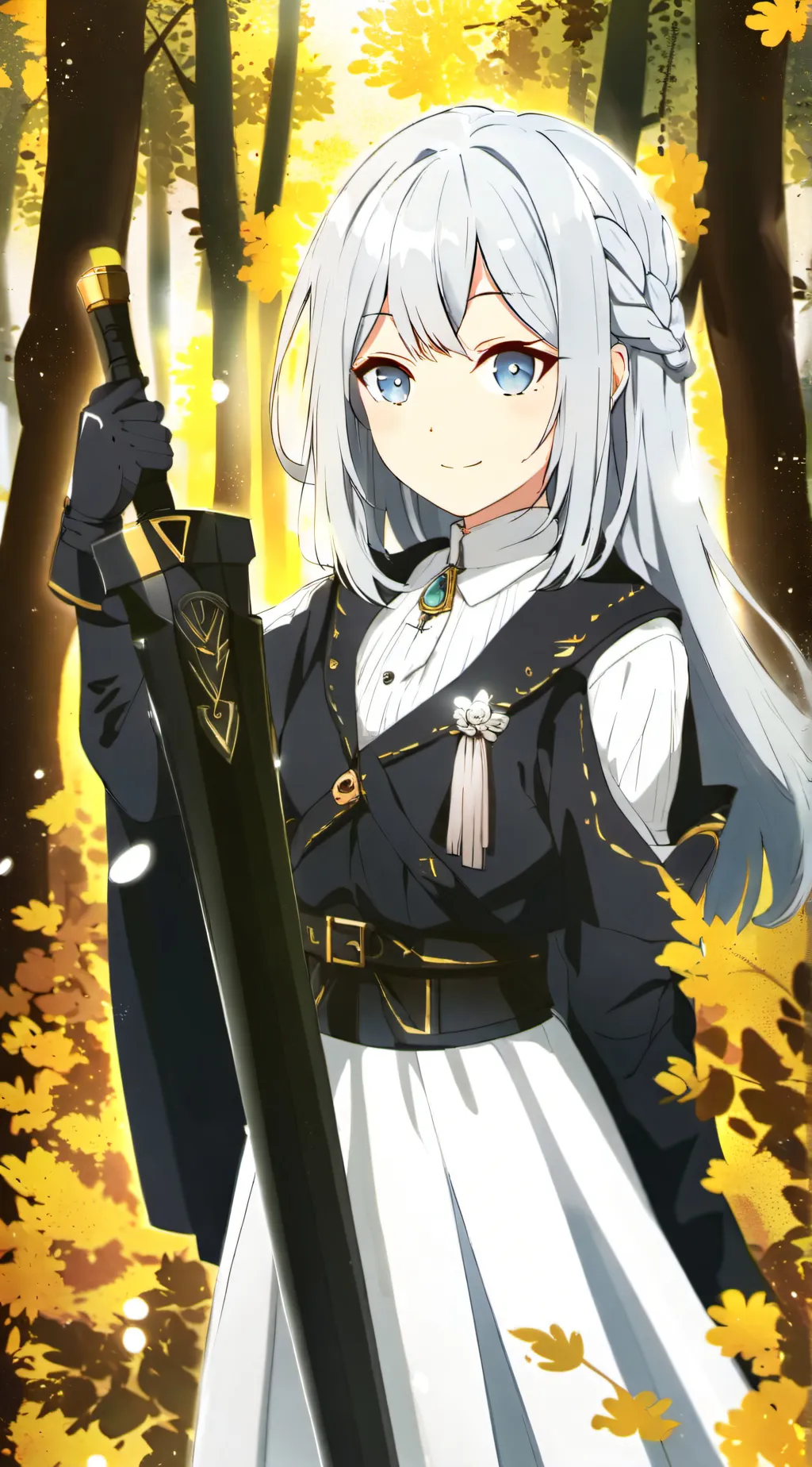 ai character: sky  background