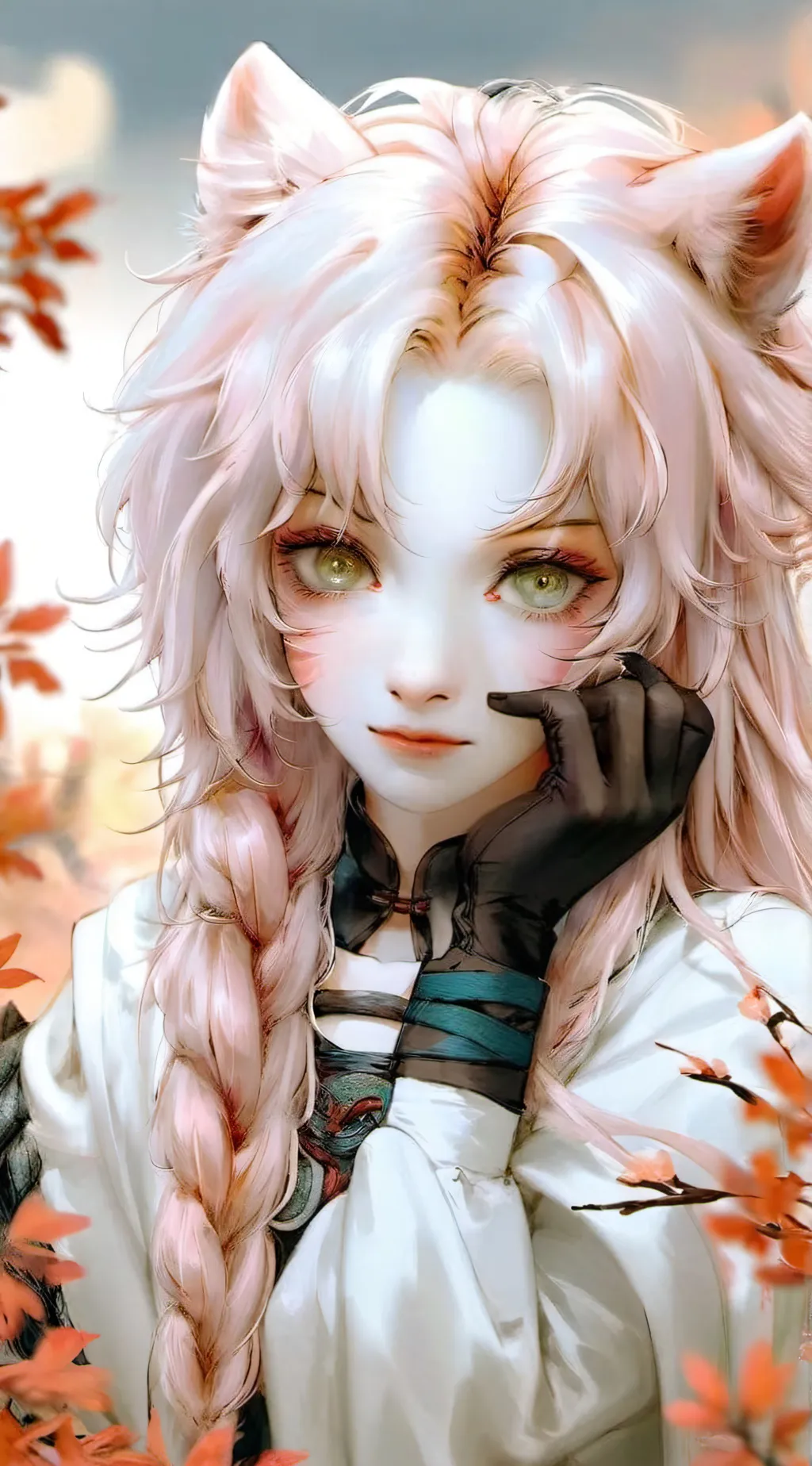 ai character: kamaboko x therian background