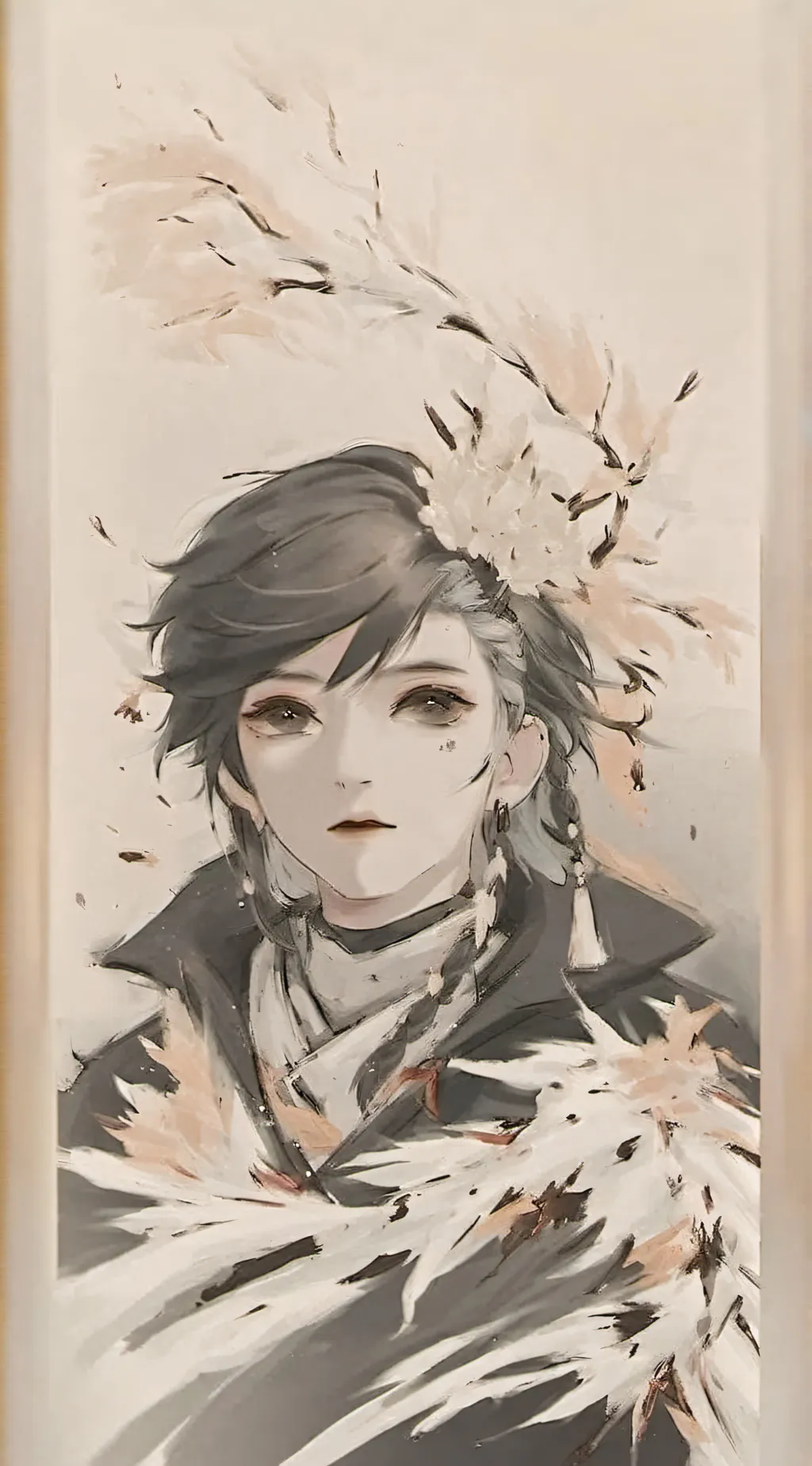 ai character: tv man background