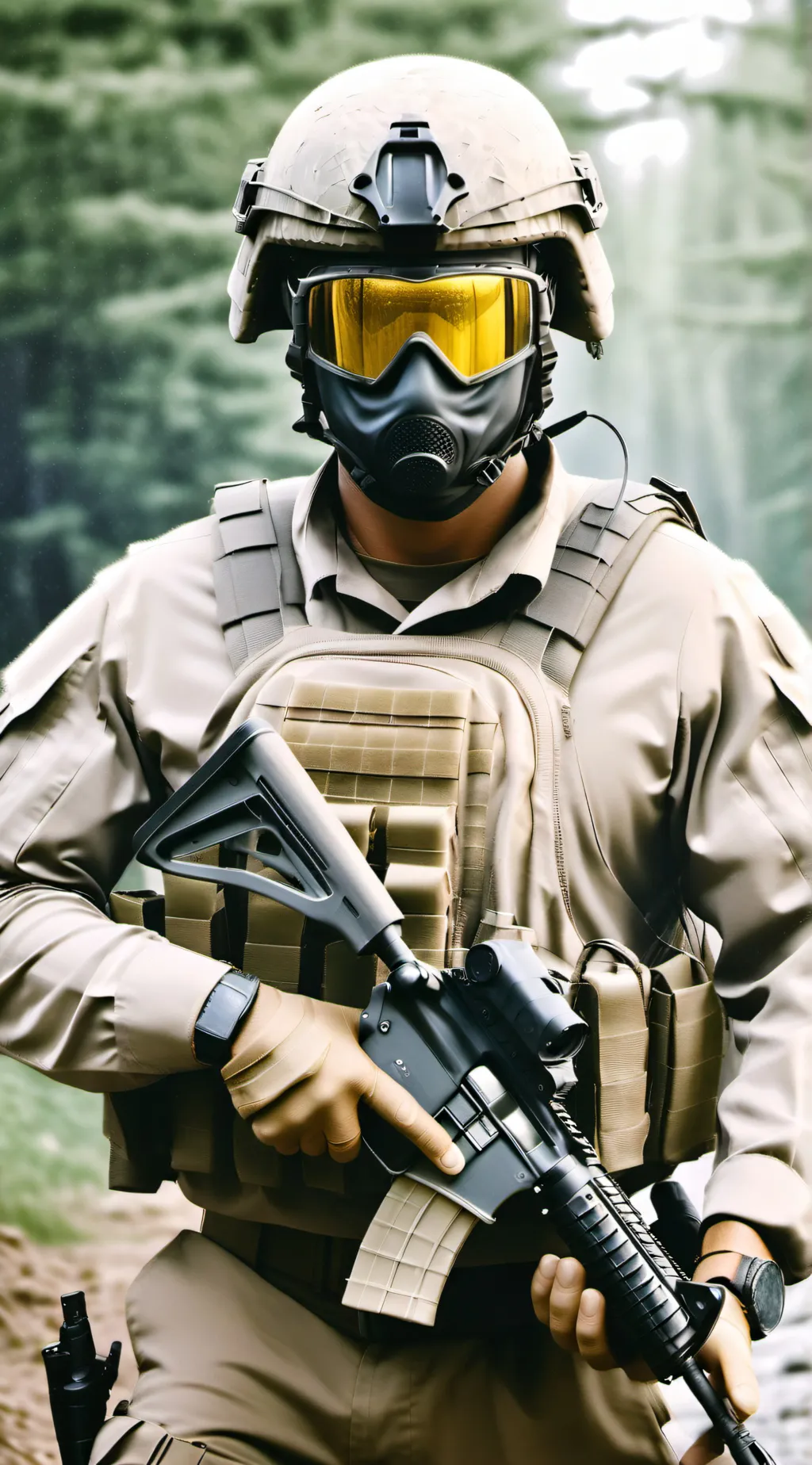 ai character: Commander graves background