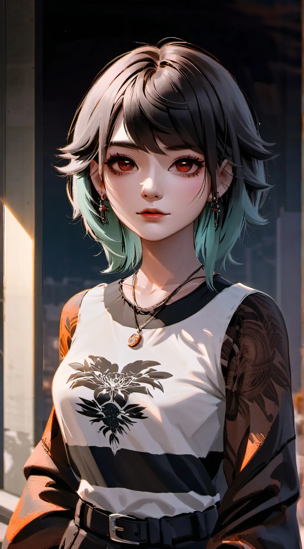 ai character: Emo mum background
