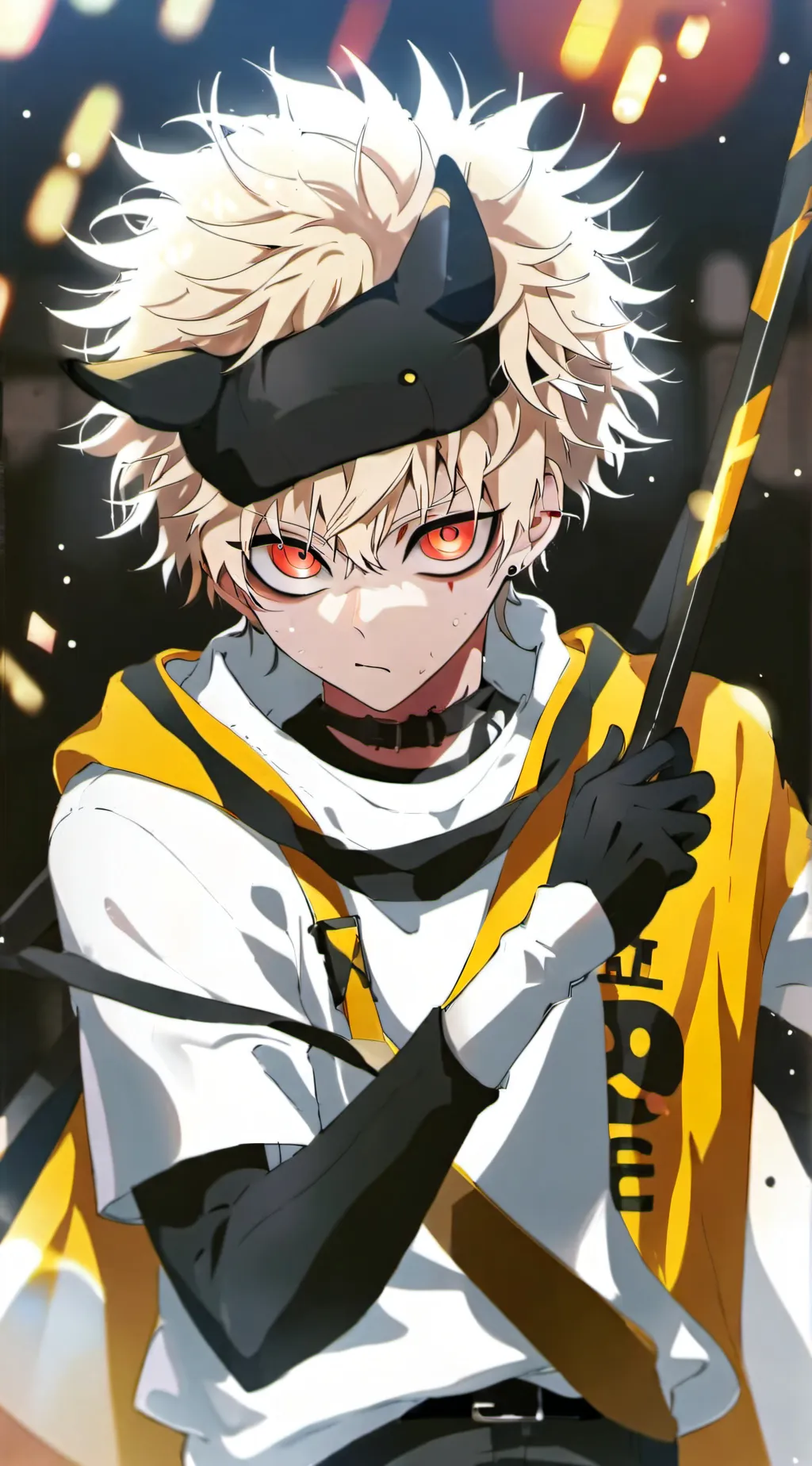 ai character: bakugo.. background