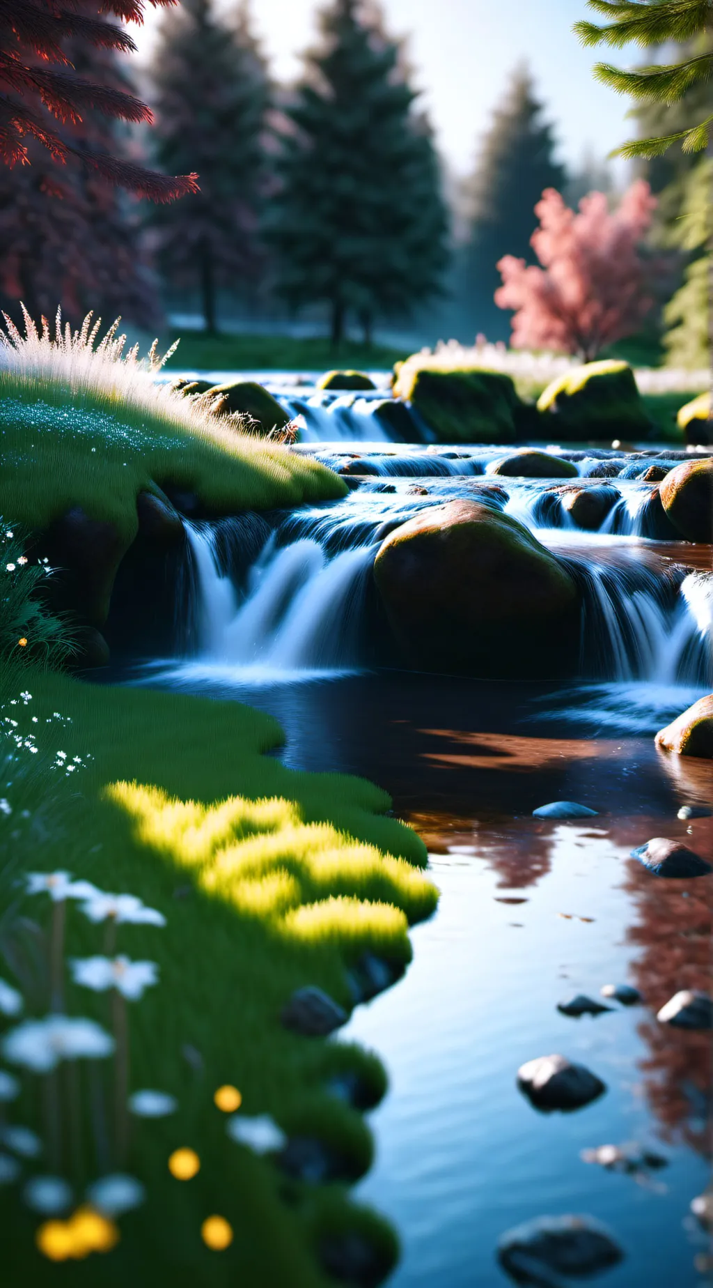 ai character: GO TOUCH GRASS  background