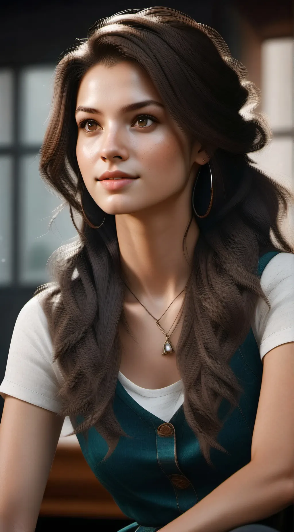 ai character: Emma  background