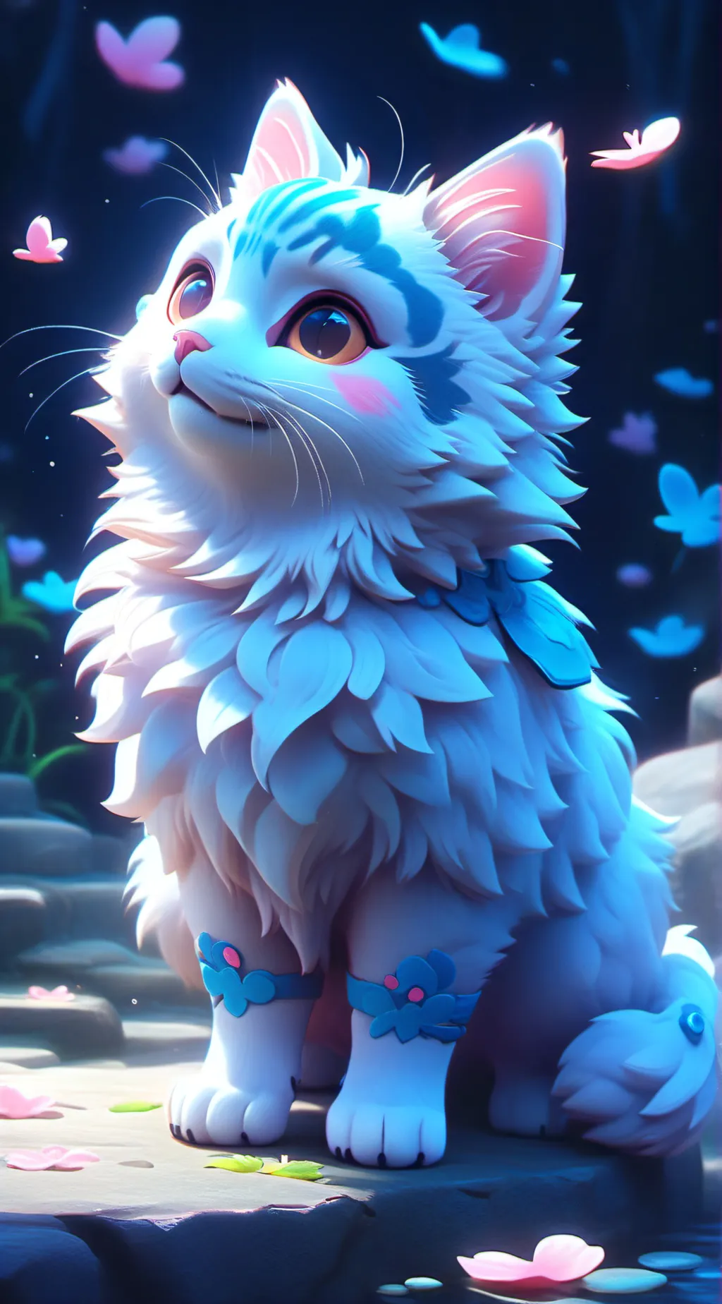 ai character: snowball  background