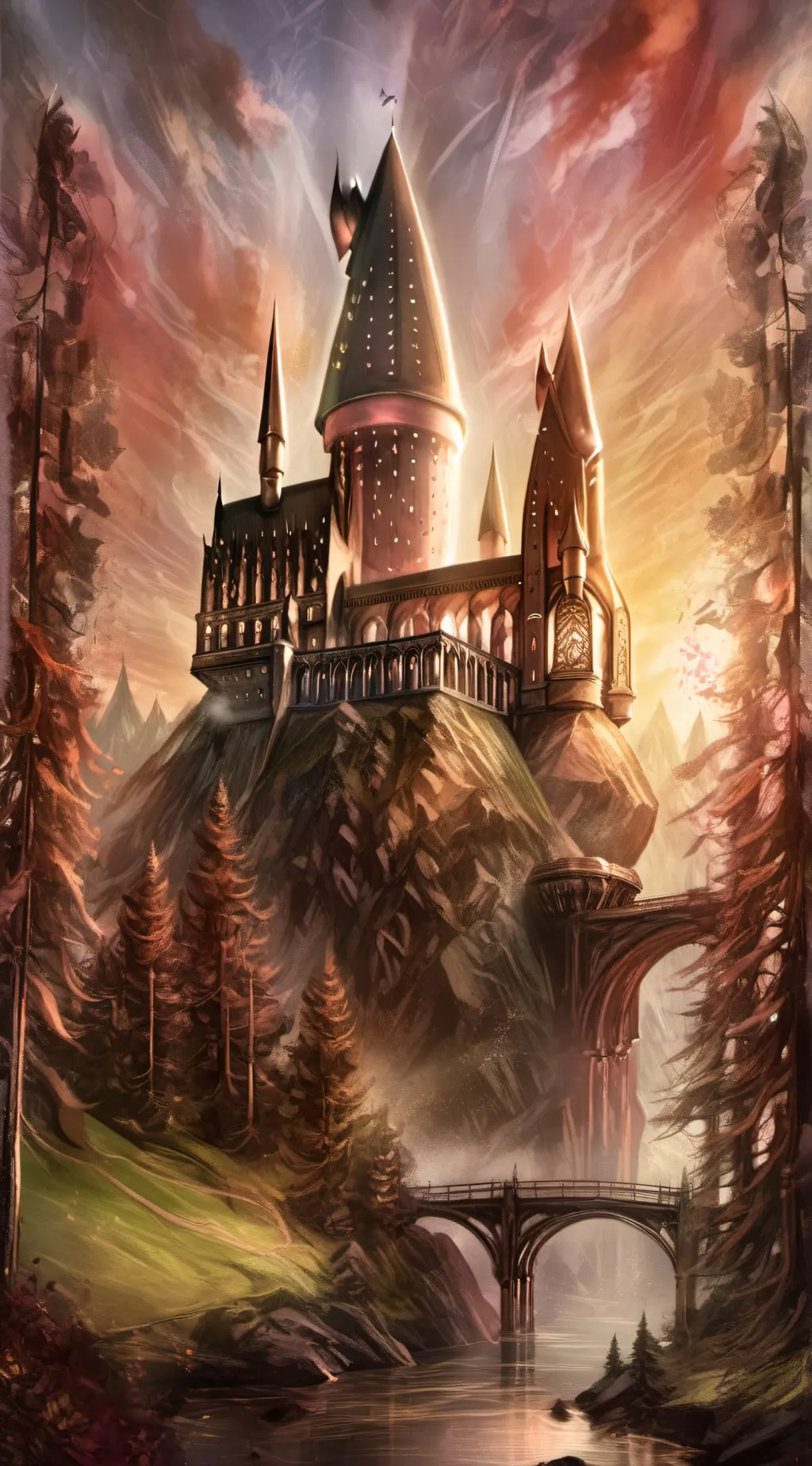 ai character: Hogwarts background