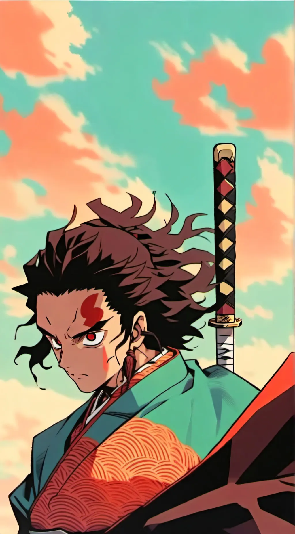 ai character: demon slayer background