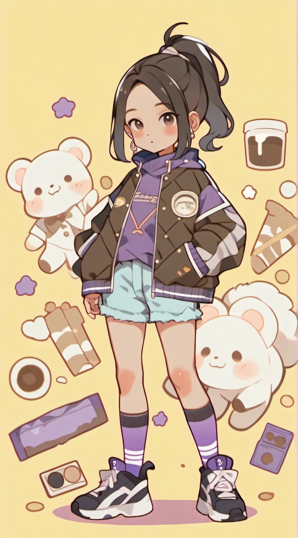 ai character: Ronnie Anne background