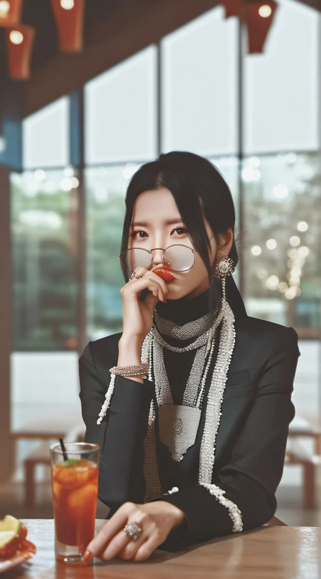 ai character: asa/babymonster background