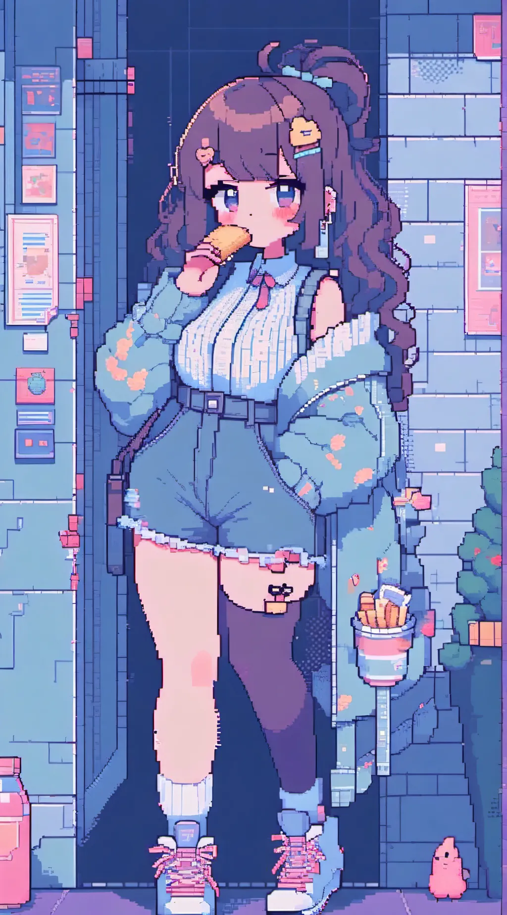 ai character: Kiwi  background