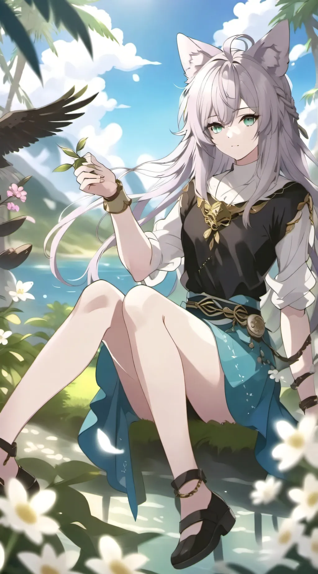 ai character: Aria background