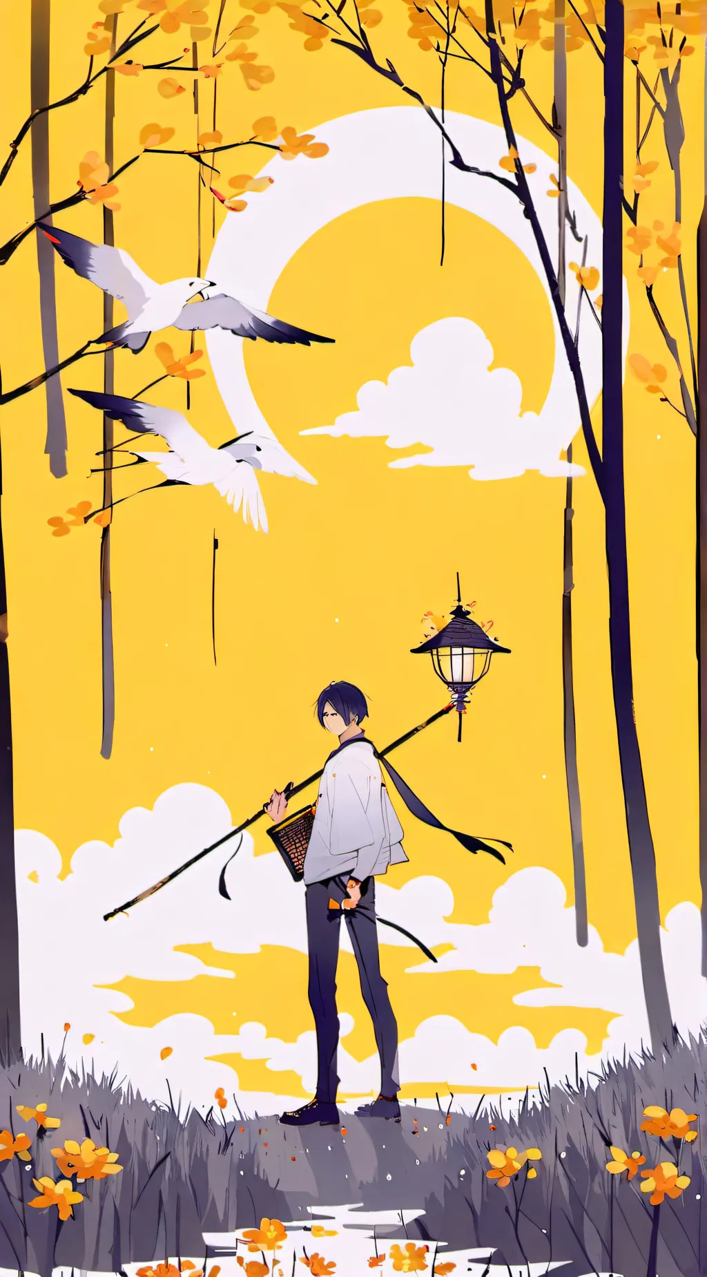 ai character: muichiro forget  background