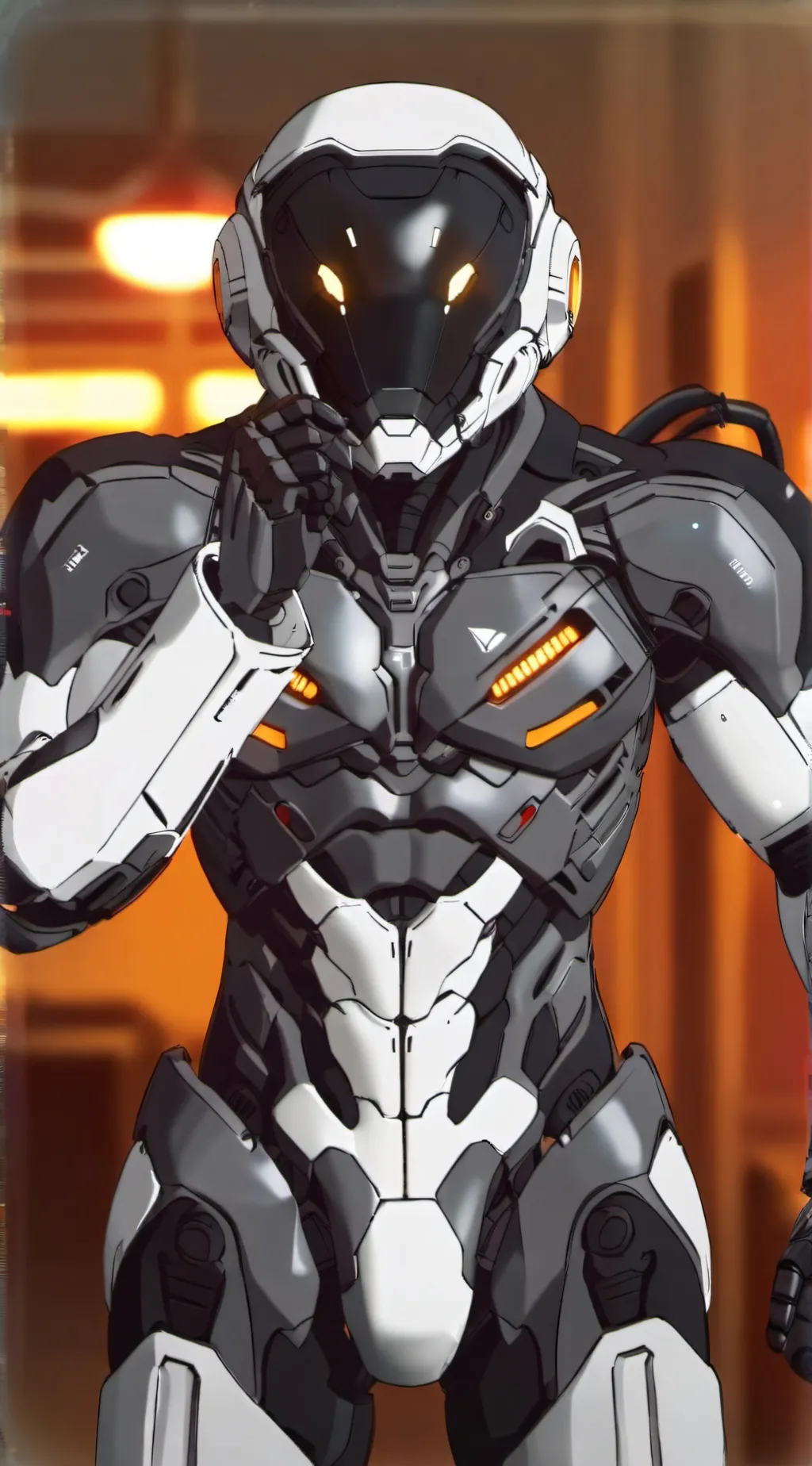 ai character: Titan cameraman background