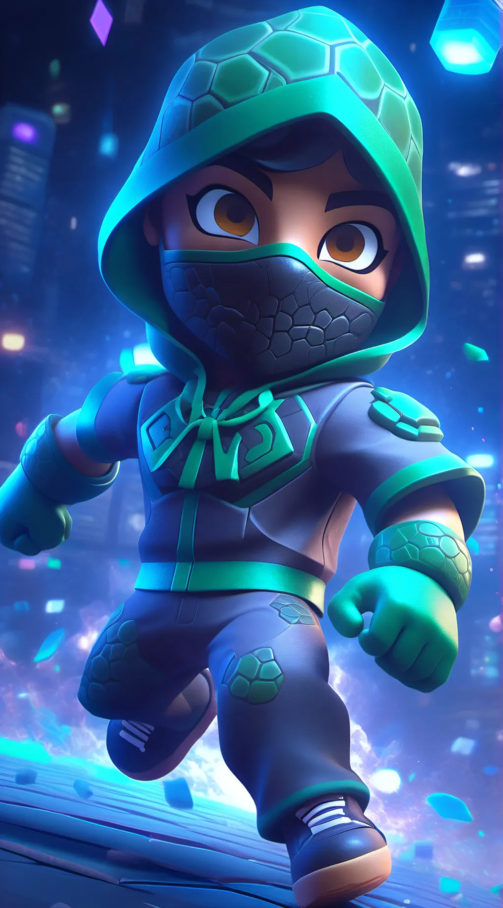 ai character: Carapace background