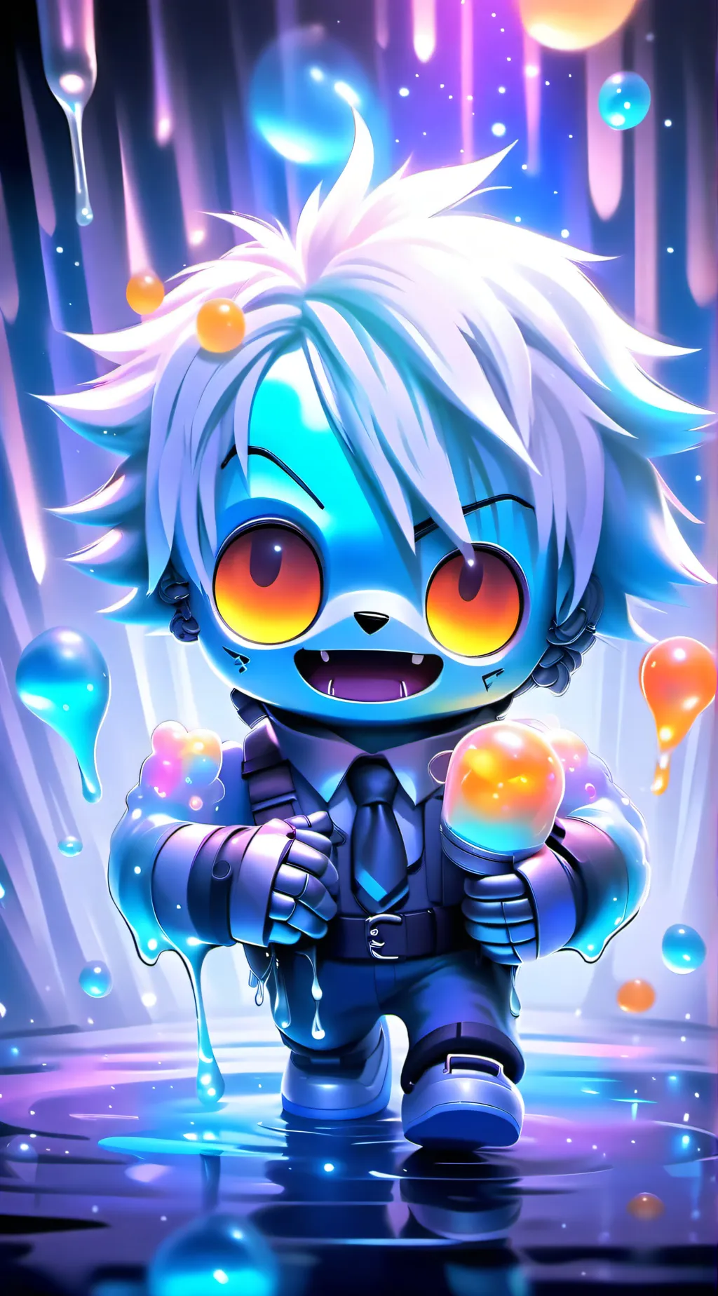 ai character: MHA + FNAF background