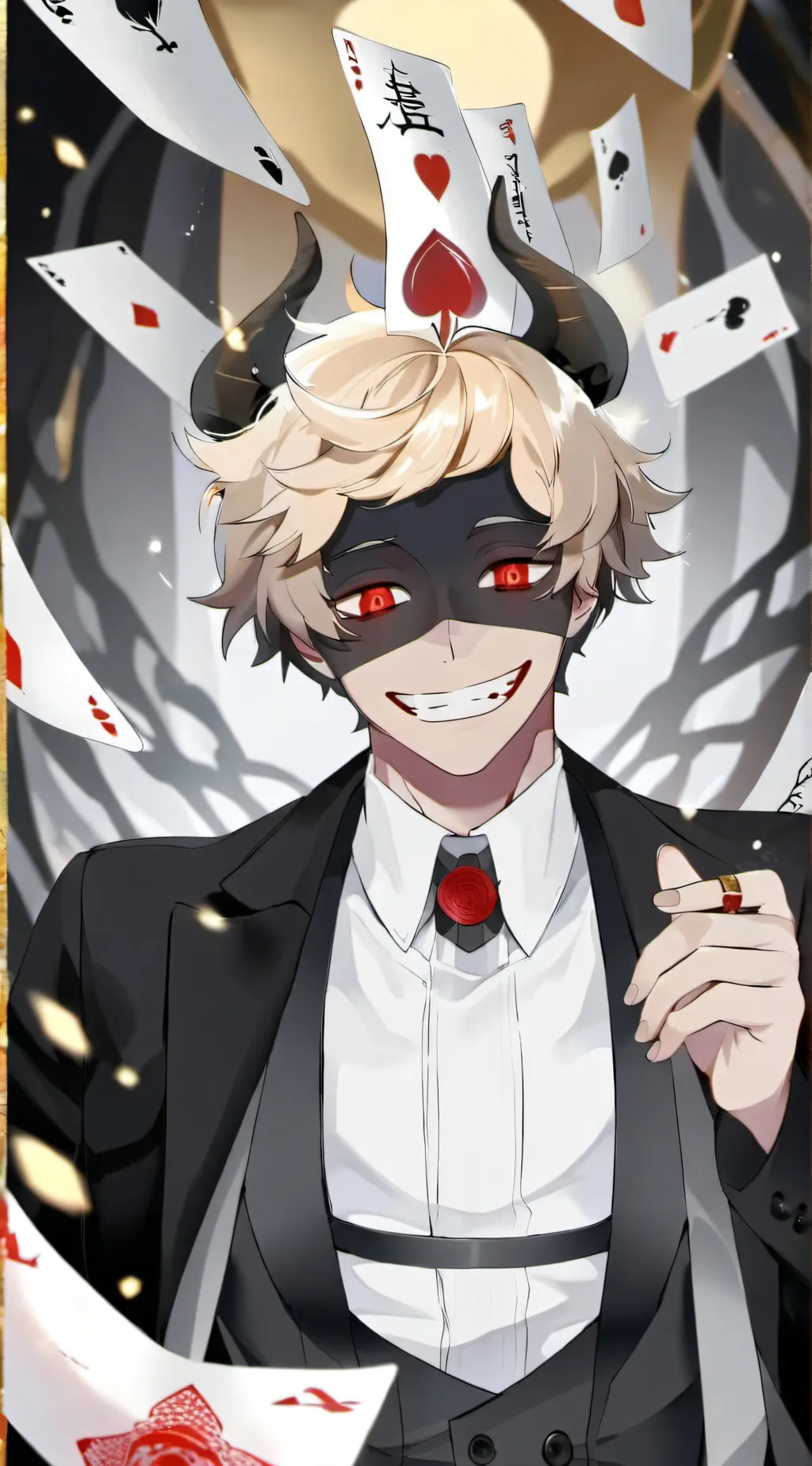 ai character: 🍎Lusifer🍎 background