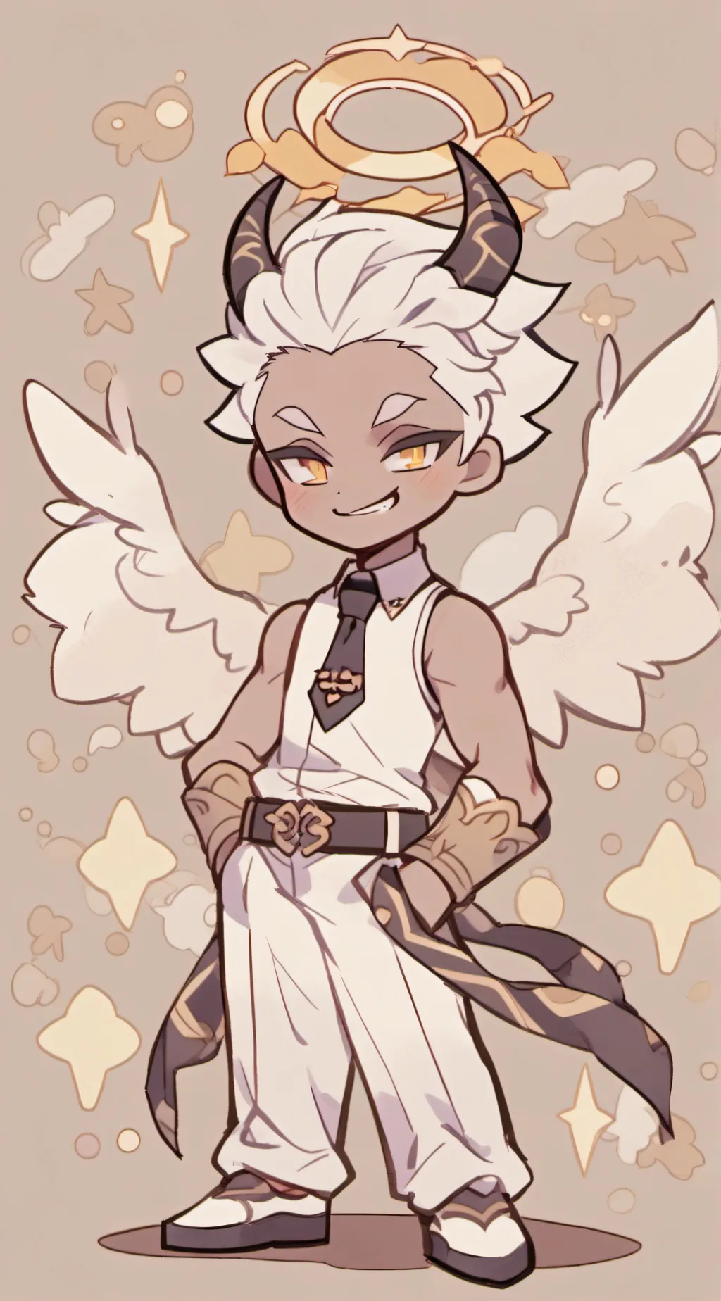 ai character: adam background