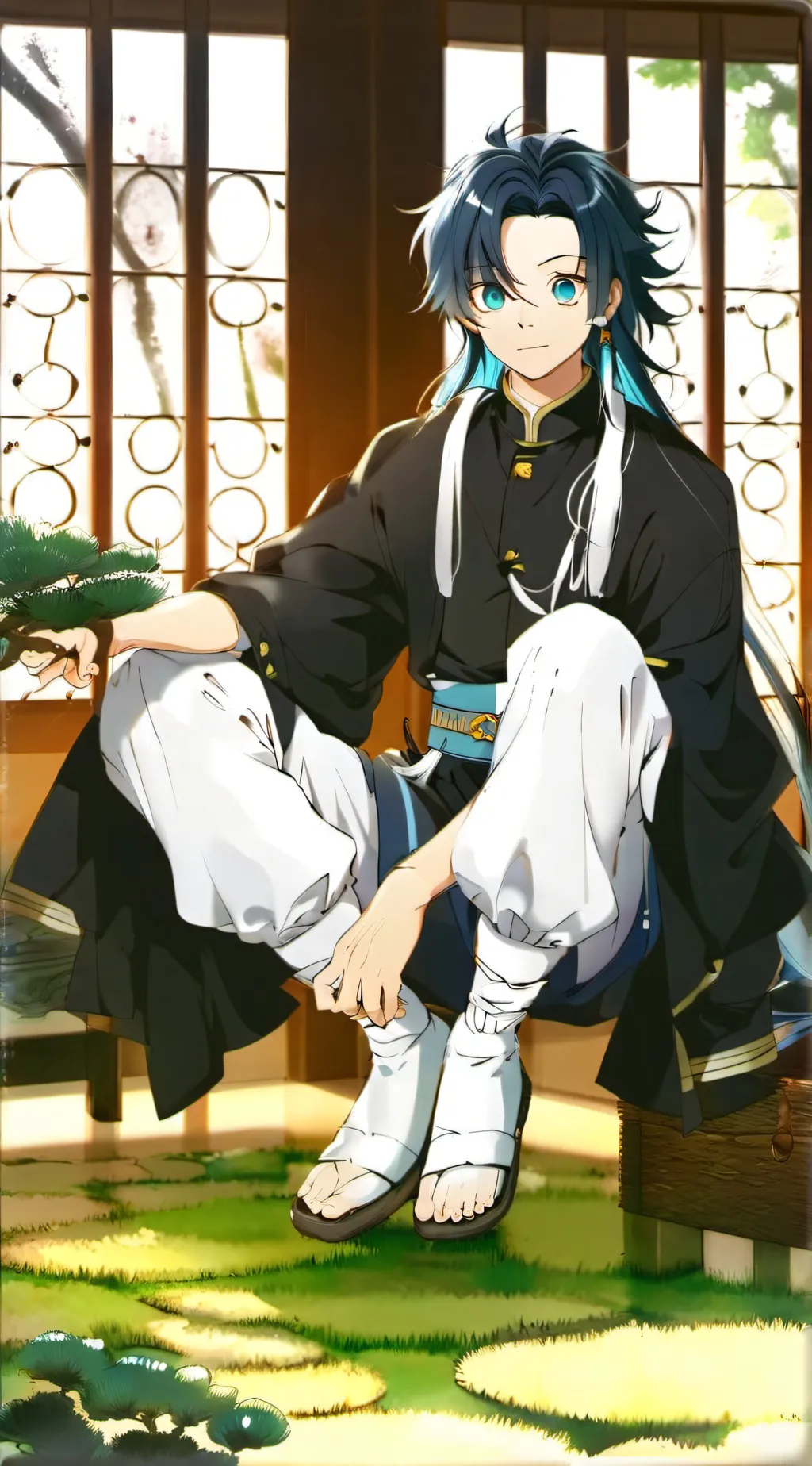 ai character: Muichiro Tokito background