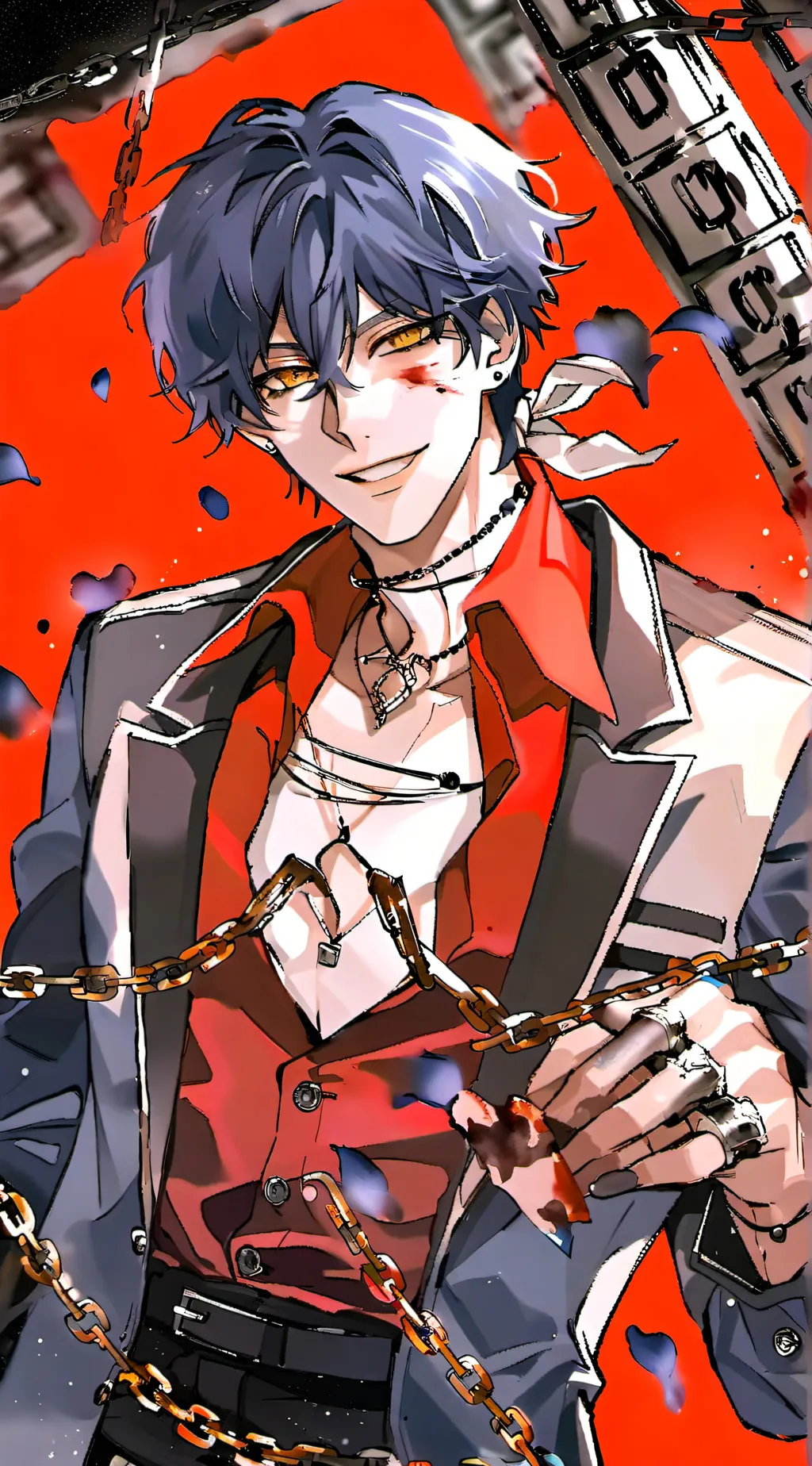 ai character: Dungeon w/ Raijin background